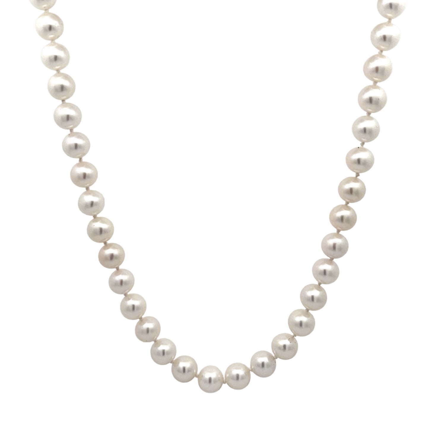 Howard 14K Gold Freshwater 8 - 8.5mm Pearl Necklace 18"