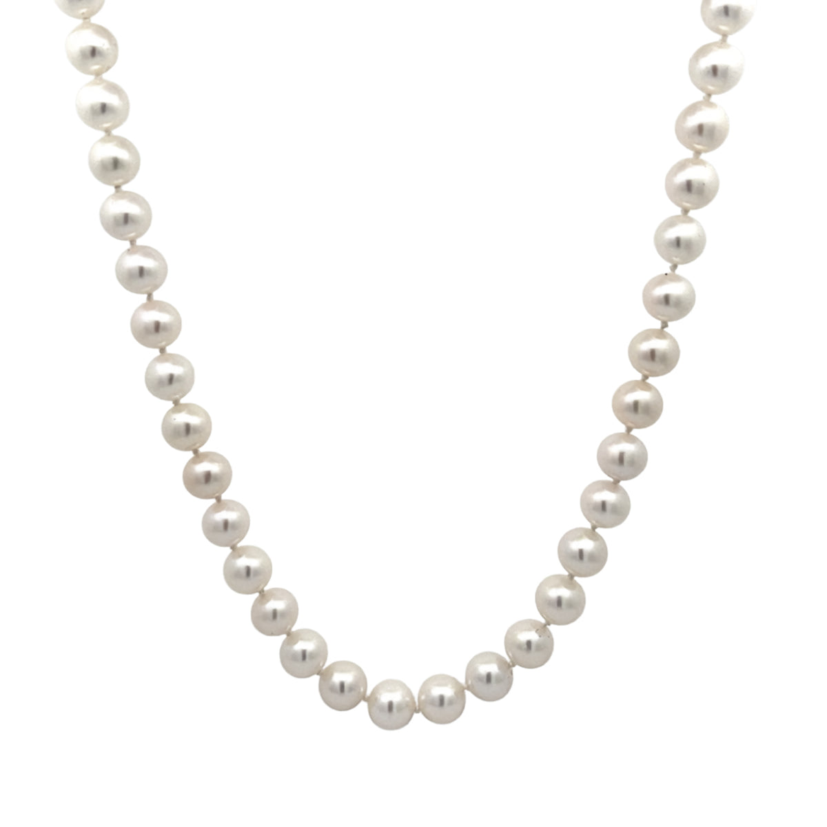 Howard 14K Gold Freshwater 8 - 8.5mm Pearl Necklace 18"