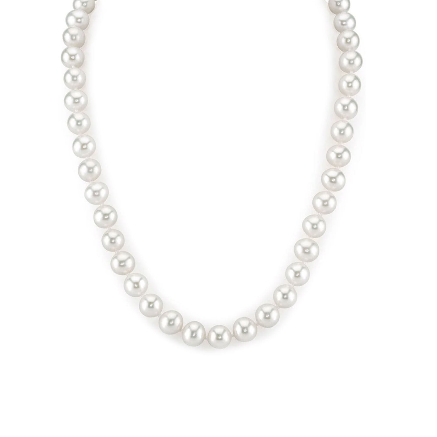 18” Freshwater Pearl Necklace with 14K Yellow Gold Clasp