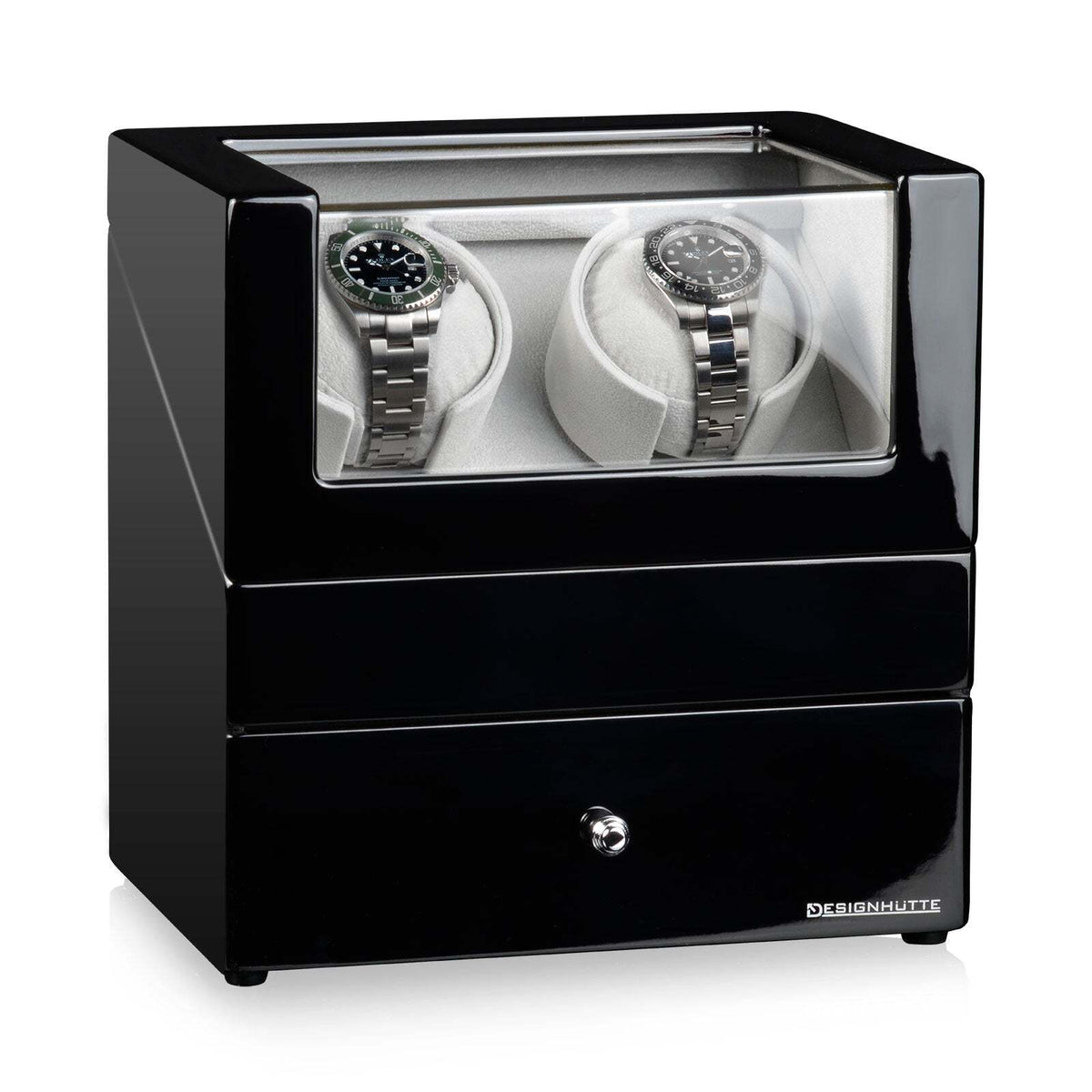 San Diego Black 2 Piece Watch Winder