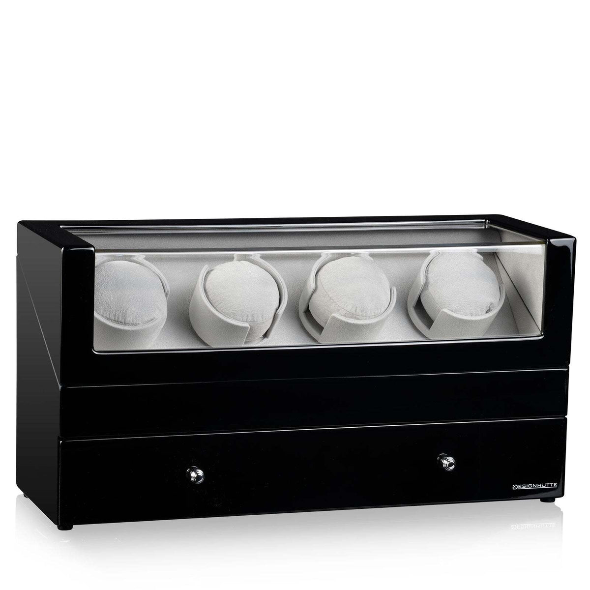 San Diego Black 4 Piece Watch Winder