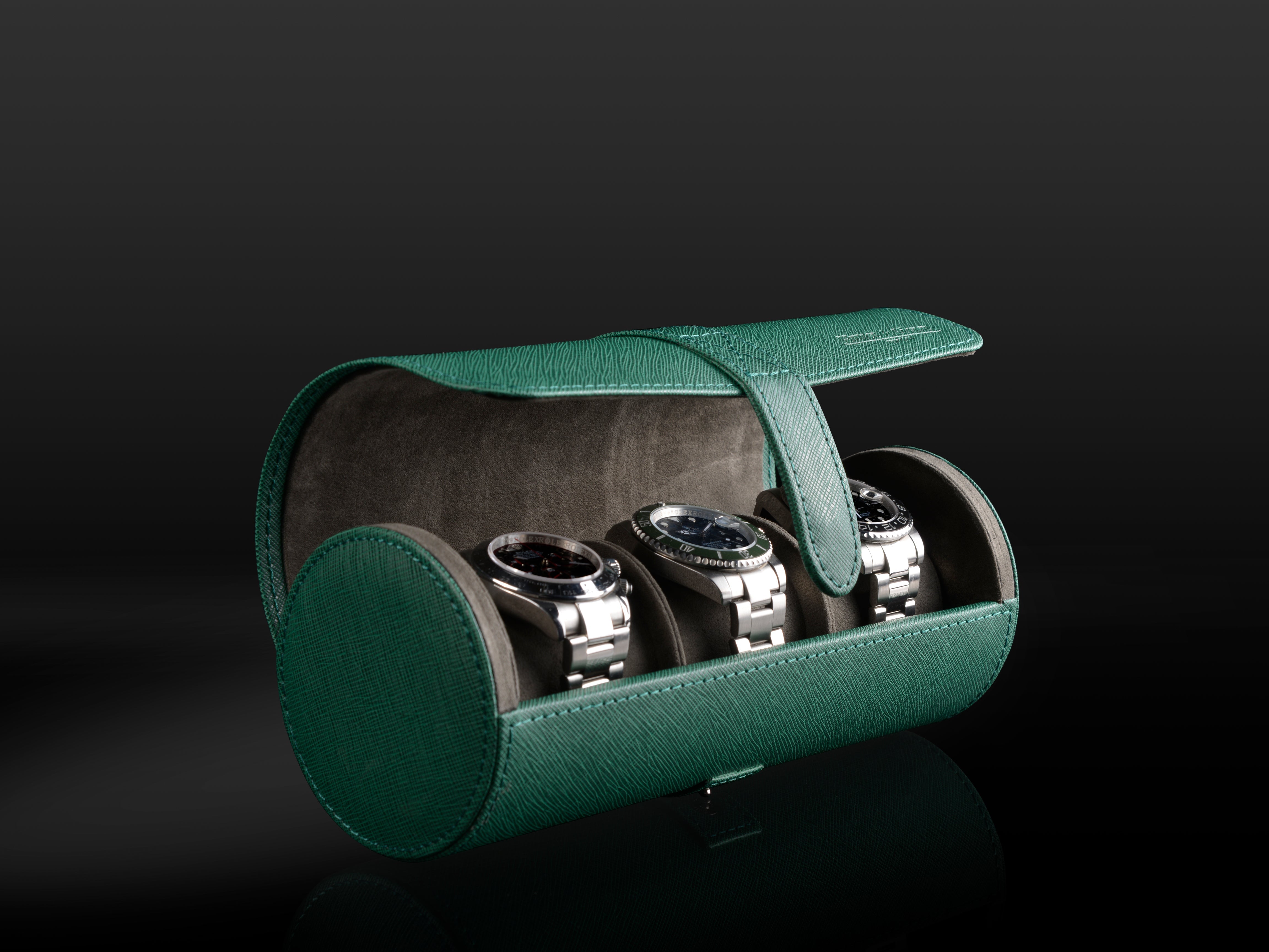 Rondo 3 Watch Roll Green