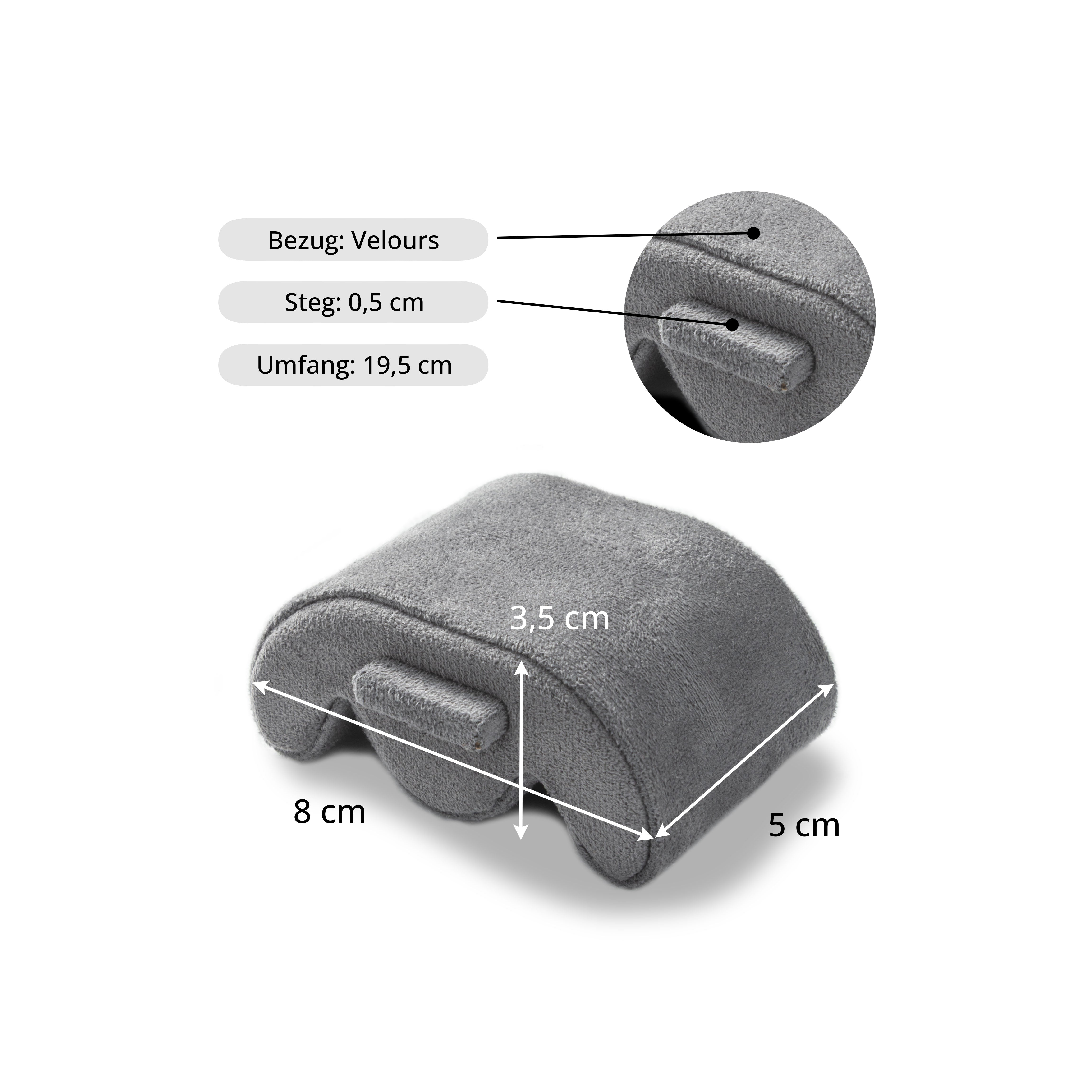 Charles Single Watch Roll Blue & Anthracite