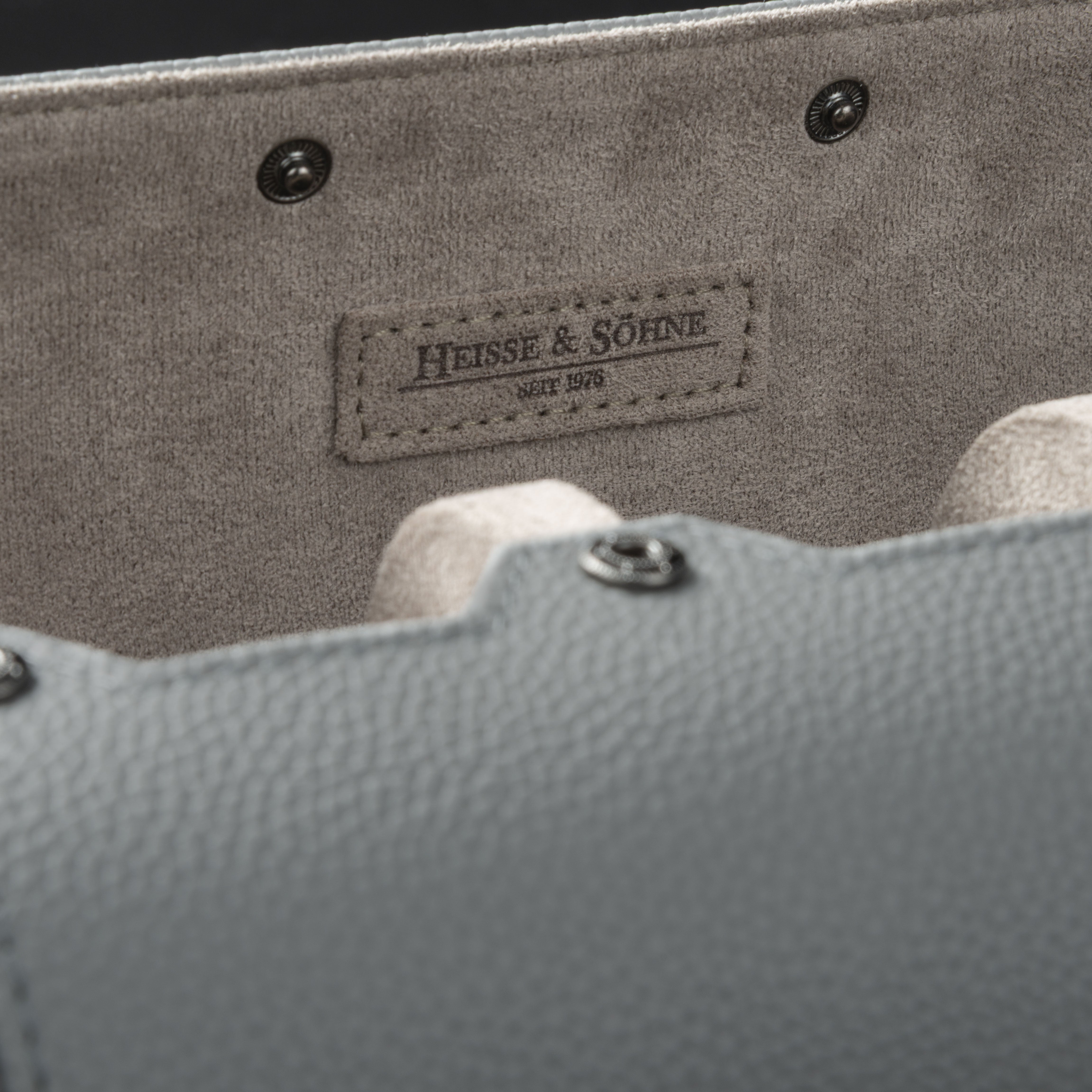 Charles Triple Watch Roll Grey & Grey