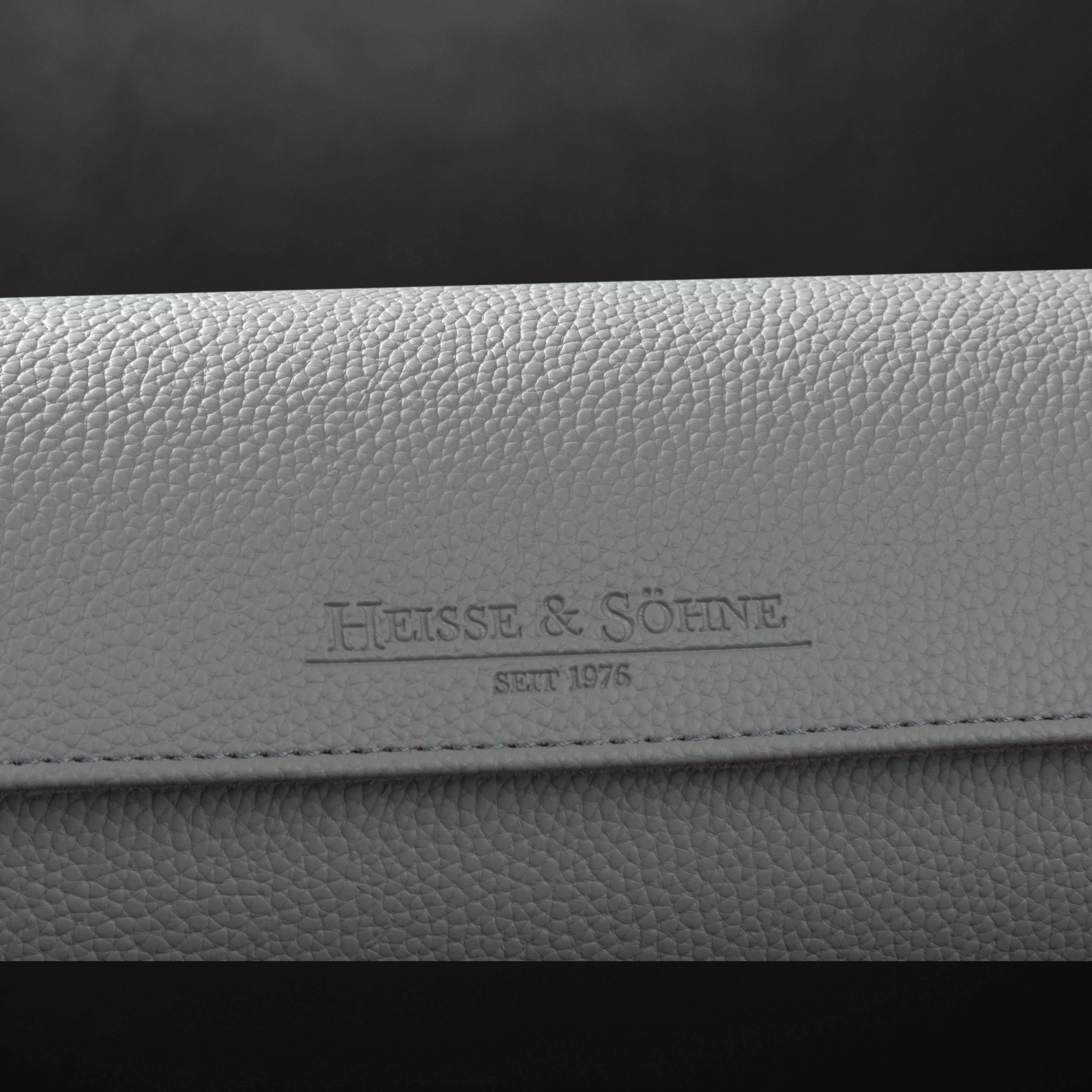 Charles Triple Watch Roll Grey & Grey