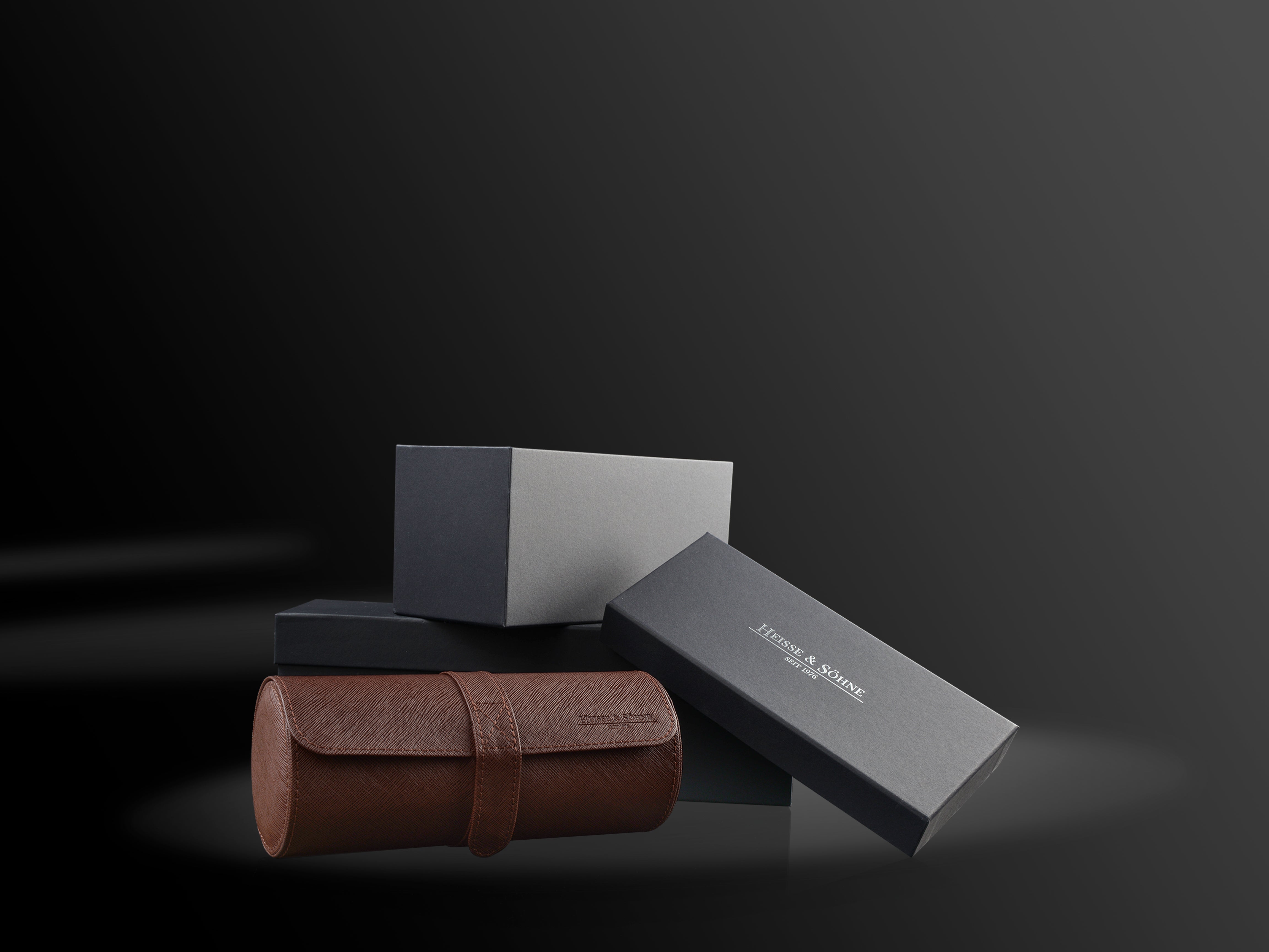 Rondo 3 Watch Roll Brown