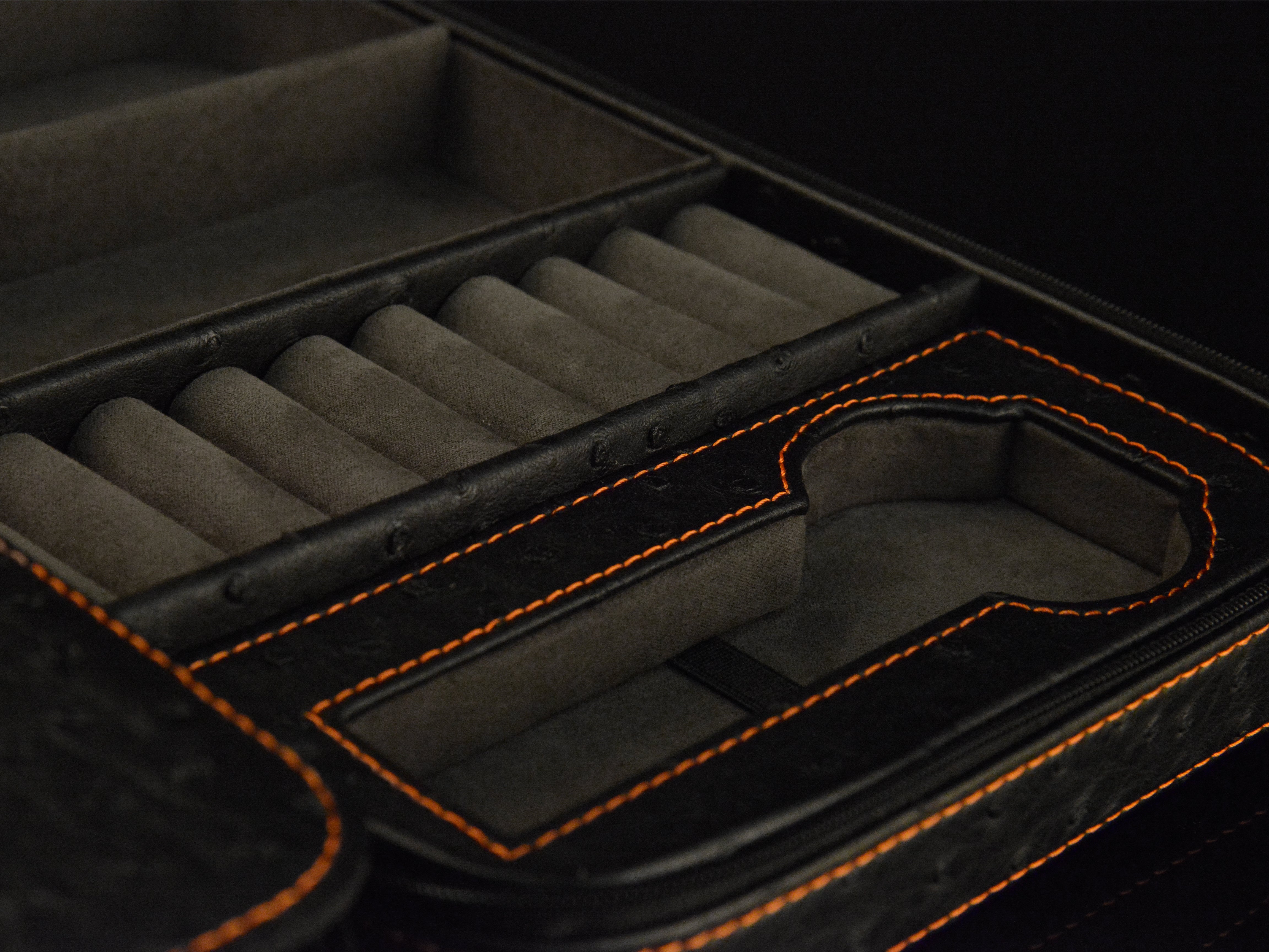 Travel Case Black & Orange