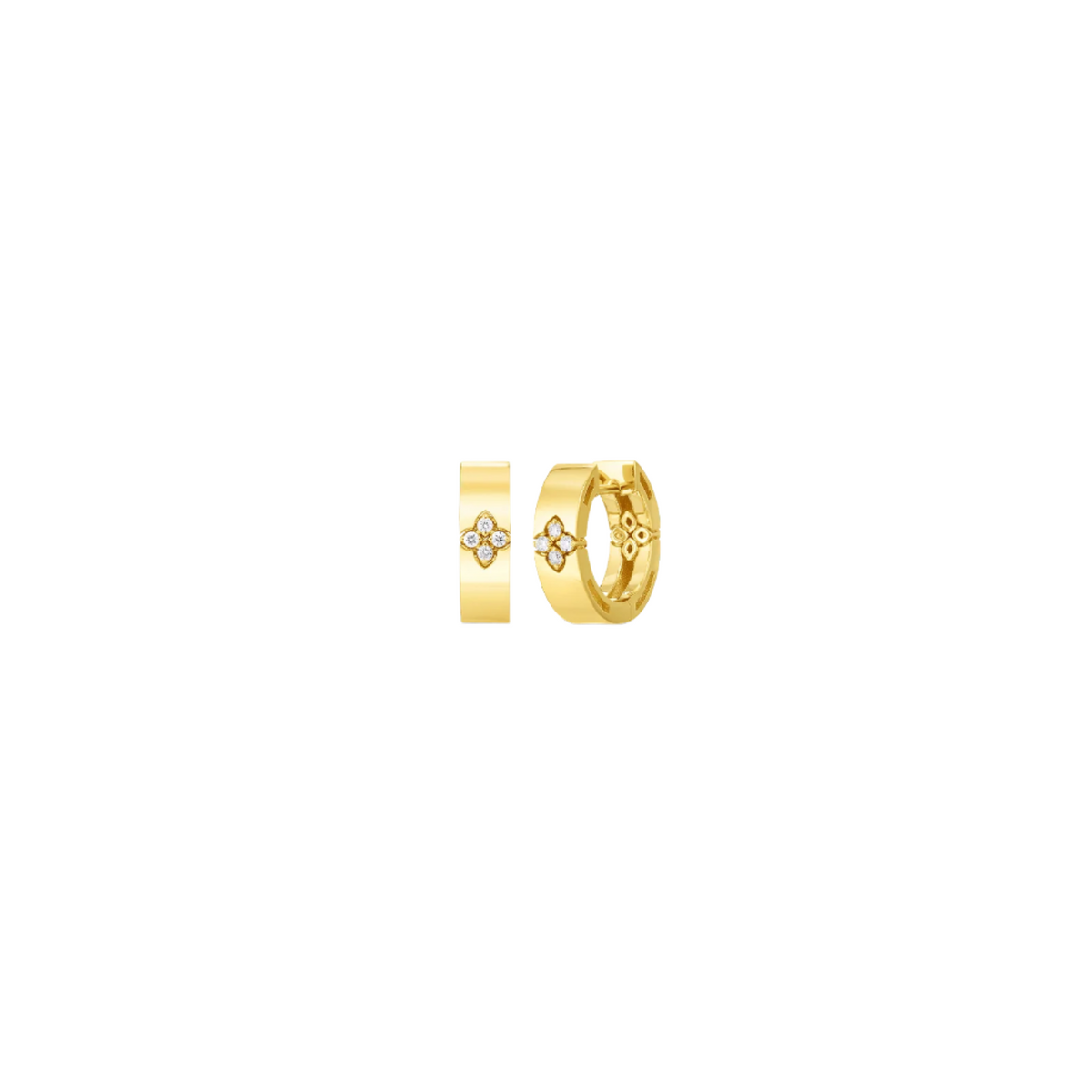 Video Thumbnail: 18k Love in Verona Small Diamond Hoop Earrings