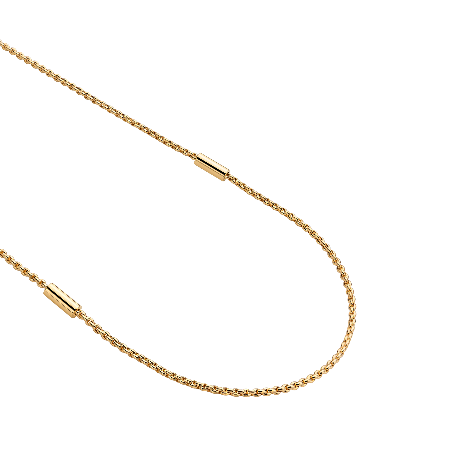 Aria 18K Yellow Gold Long Necklace with Diamonds
