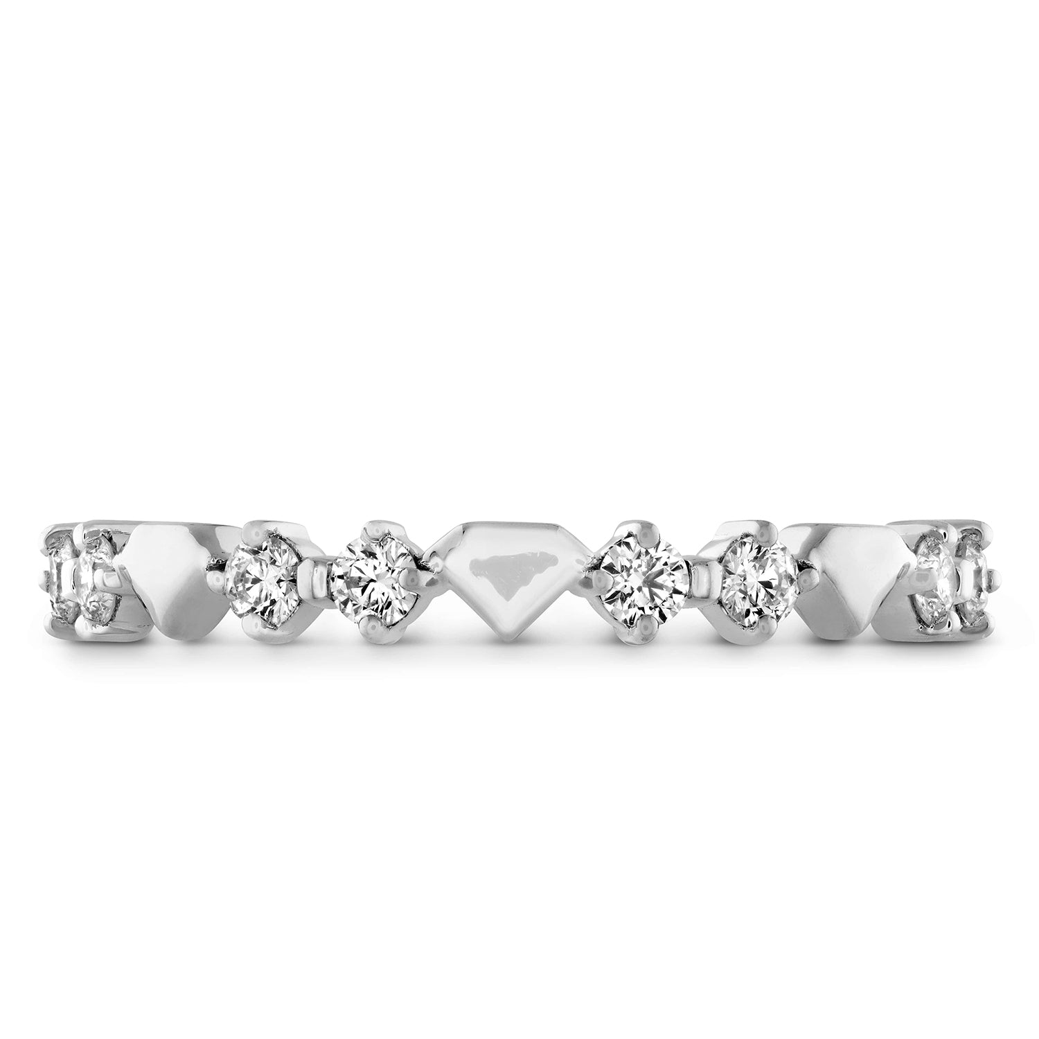 18K White Gold Behati Bold Shapes Ring
