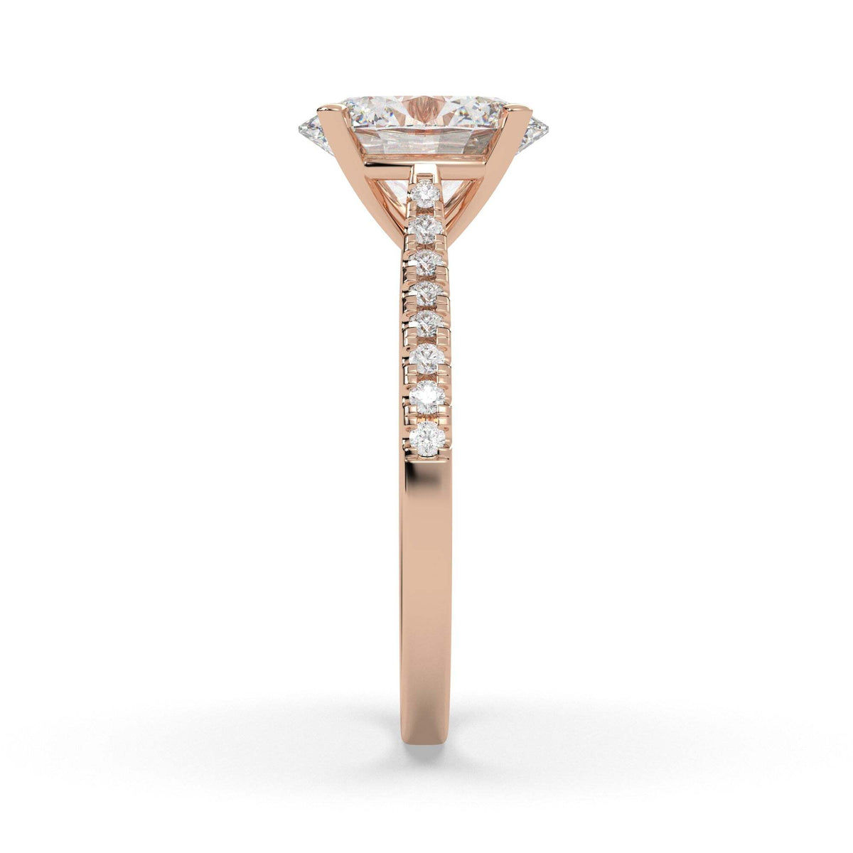 Video Thumbnail: Blairoval - Blair Oval Rose Gold Diamond Engagement Ring