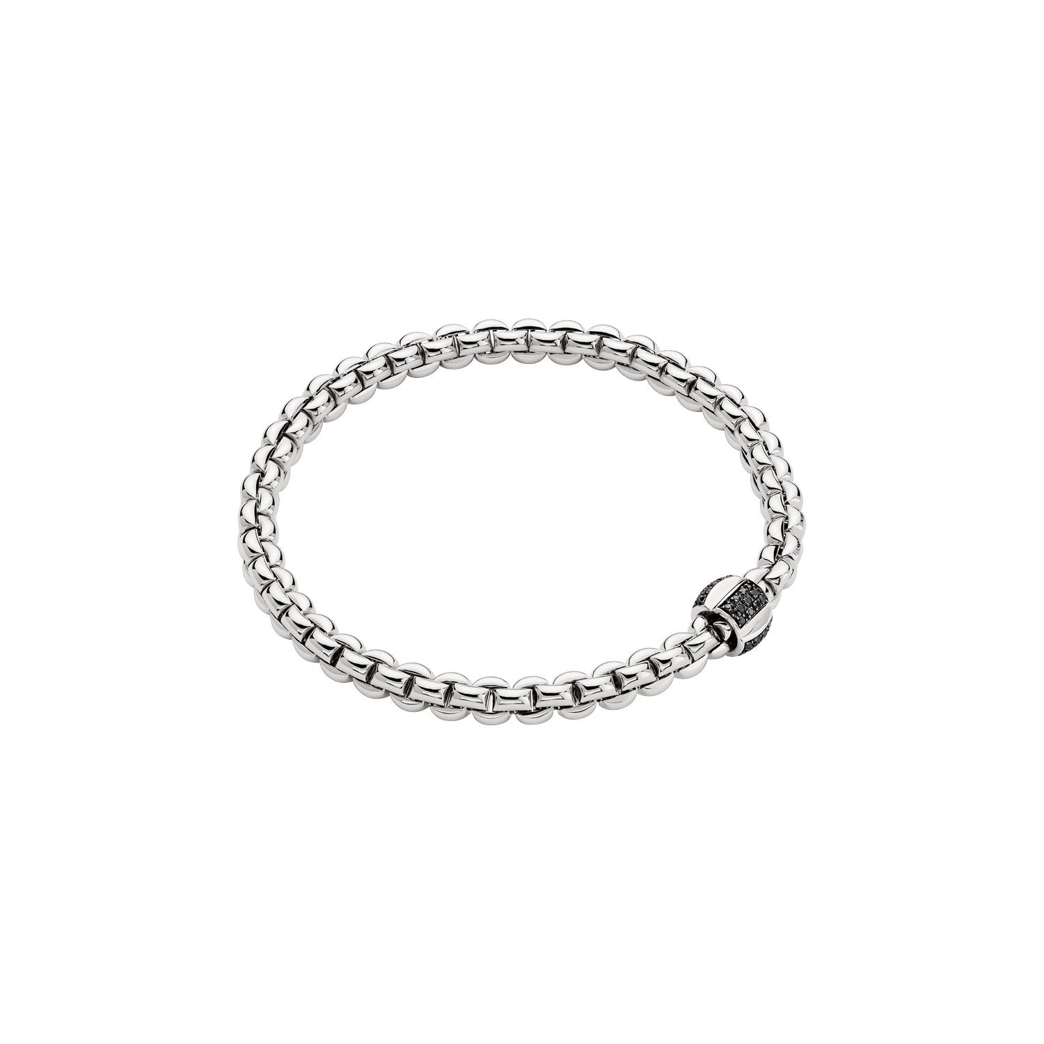 FOPE 18K White Gold Eka Flex'it Bracelet 0.24ctw