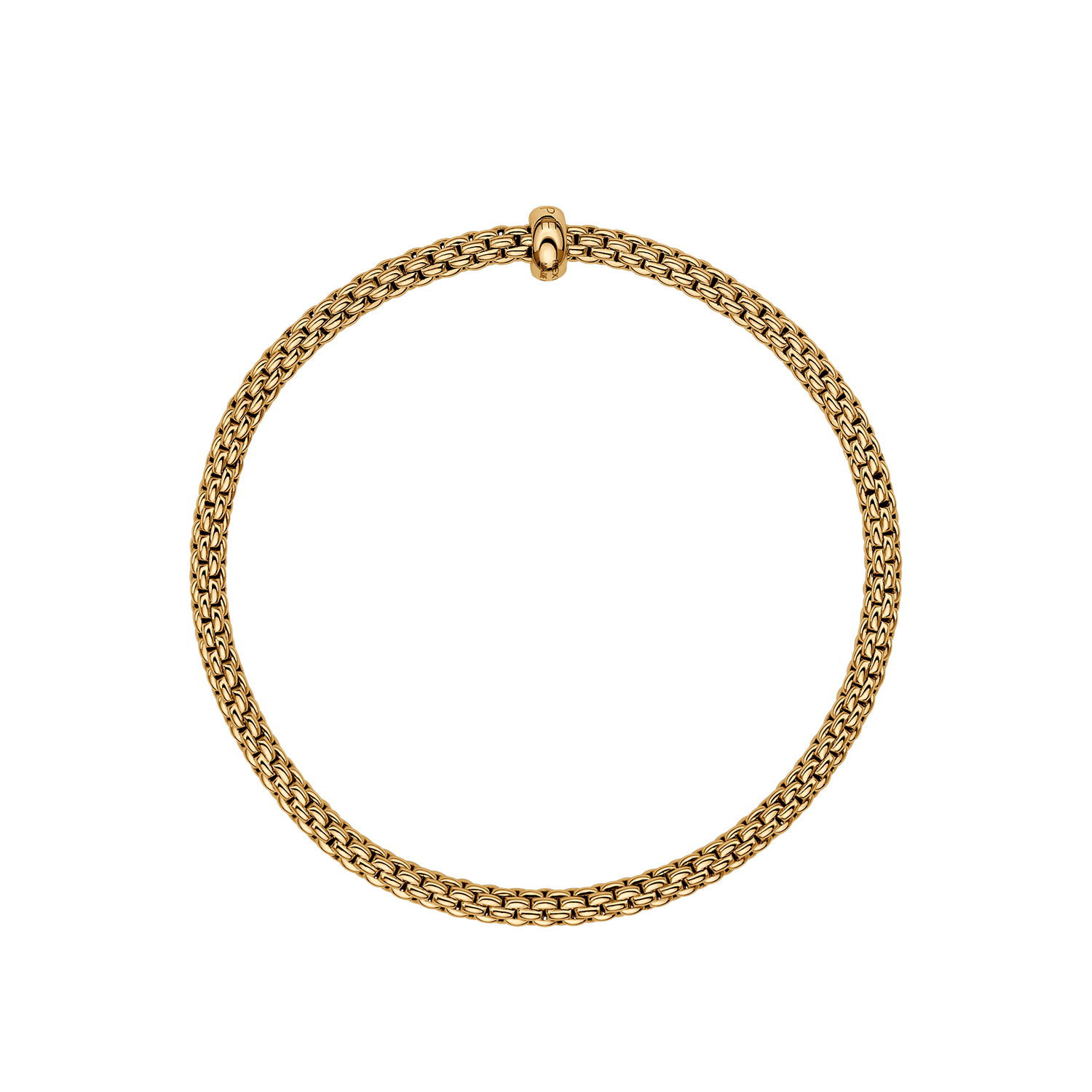 Video Thumbnail: Fope Prima Collection Flex It Bracelet With a White Diamond - Fope Prima 18k Yellow Gold Flex'it Bracelet With a White Diamond