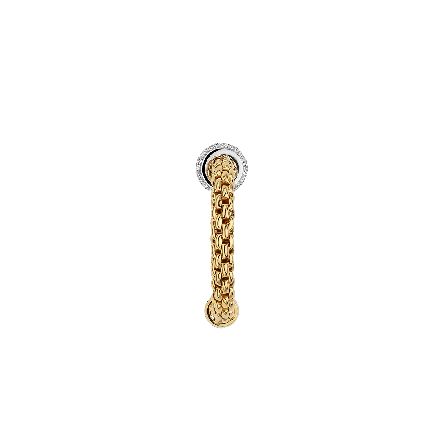 Prima 18K Yellow Gold Flex'it Ring with Diamonds