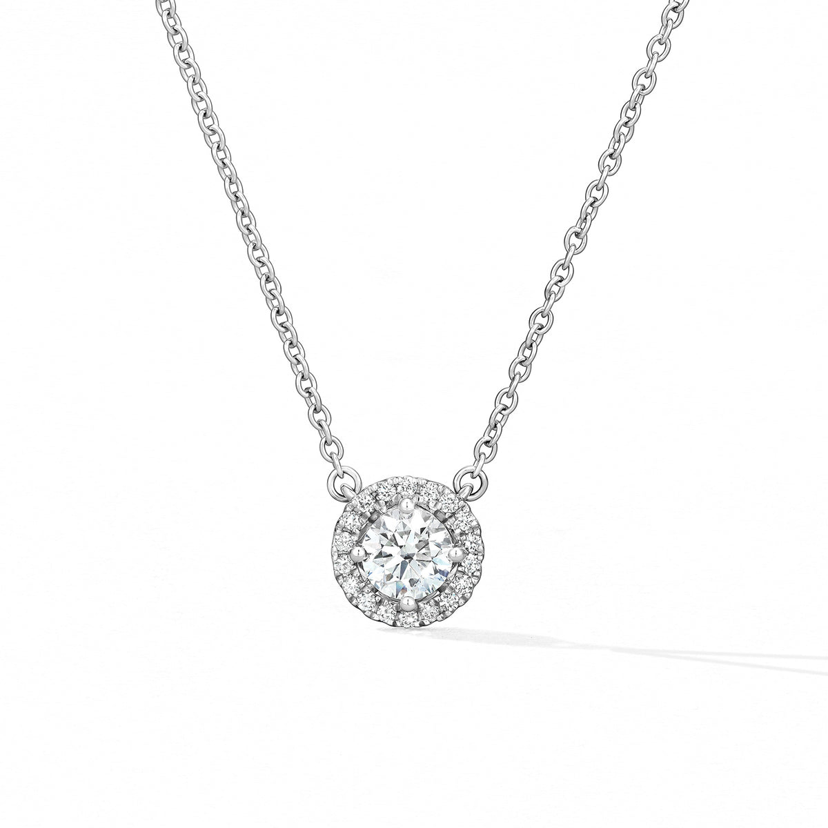 Hearts On Fire 18k White Gold Joy Pendant 0.46ctw