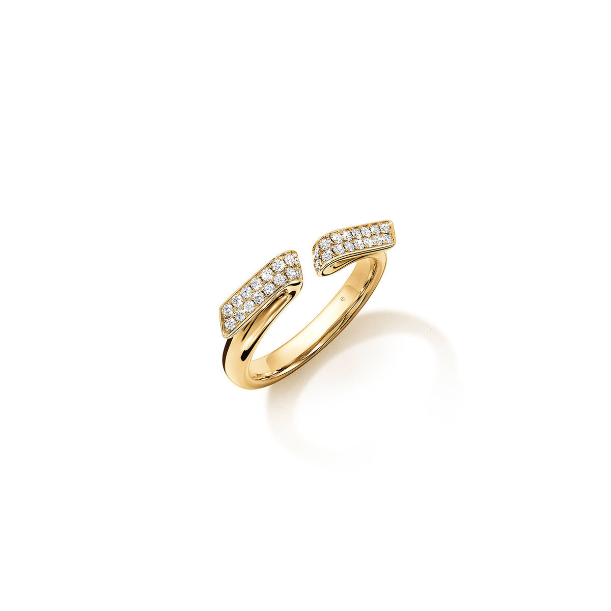 Video Thumbnail: Hearts on Fire Inside Out Diamond Flip Open Ring - Hof Inside/out 18k Yellow Gold Diamond Flip Open Ring