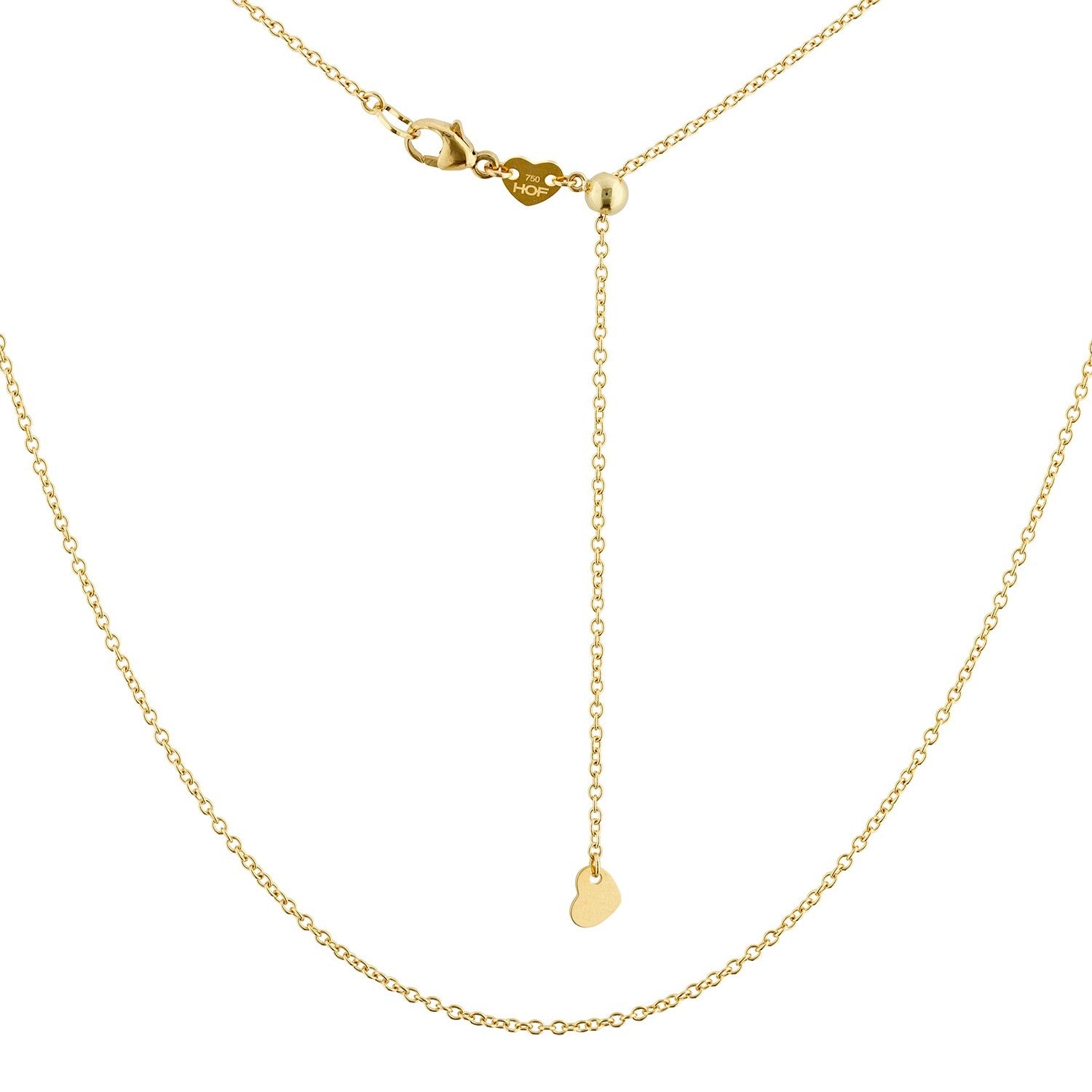 Video Thumbnail: Hearts on Fire Yellow Gold Cable Link Chain 18 - Hearts on Fire 18k Yellow Gold Cable Link Chain 18"