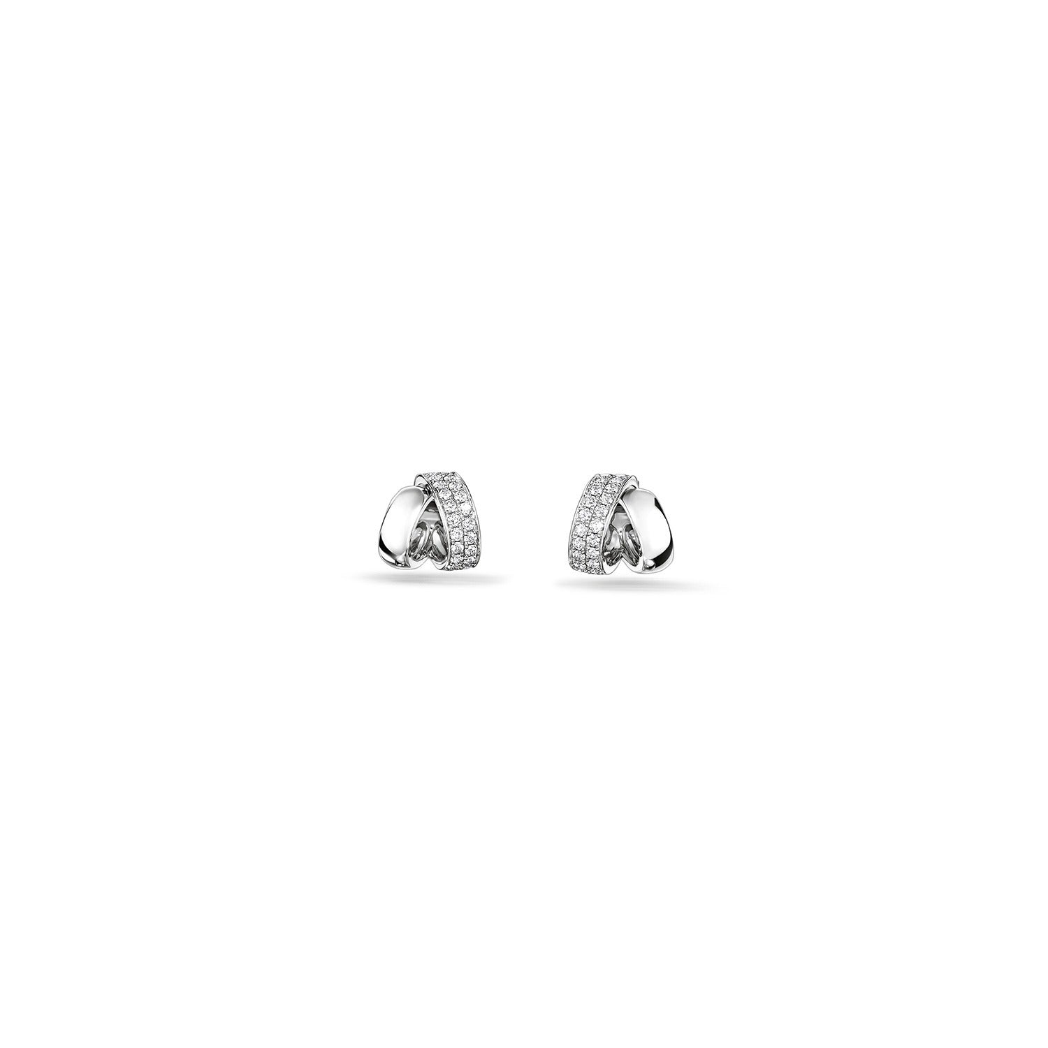 Video Thumbnail: Hearts on Fire White Gold Inside Out Small Diamond Flip Earrings 0 - Hearts on Fire 18k White Gold Inside/out Small Diamond Flip Earrings 0