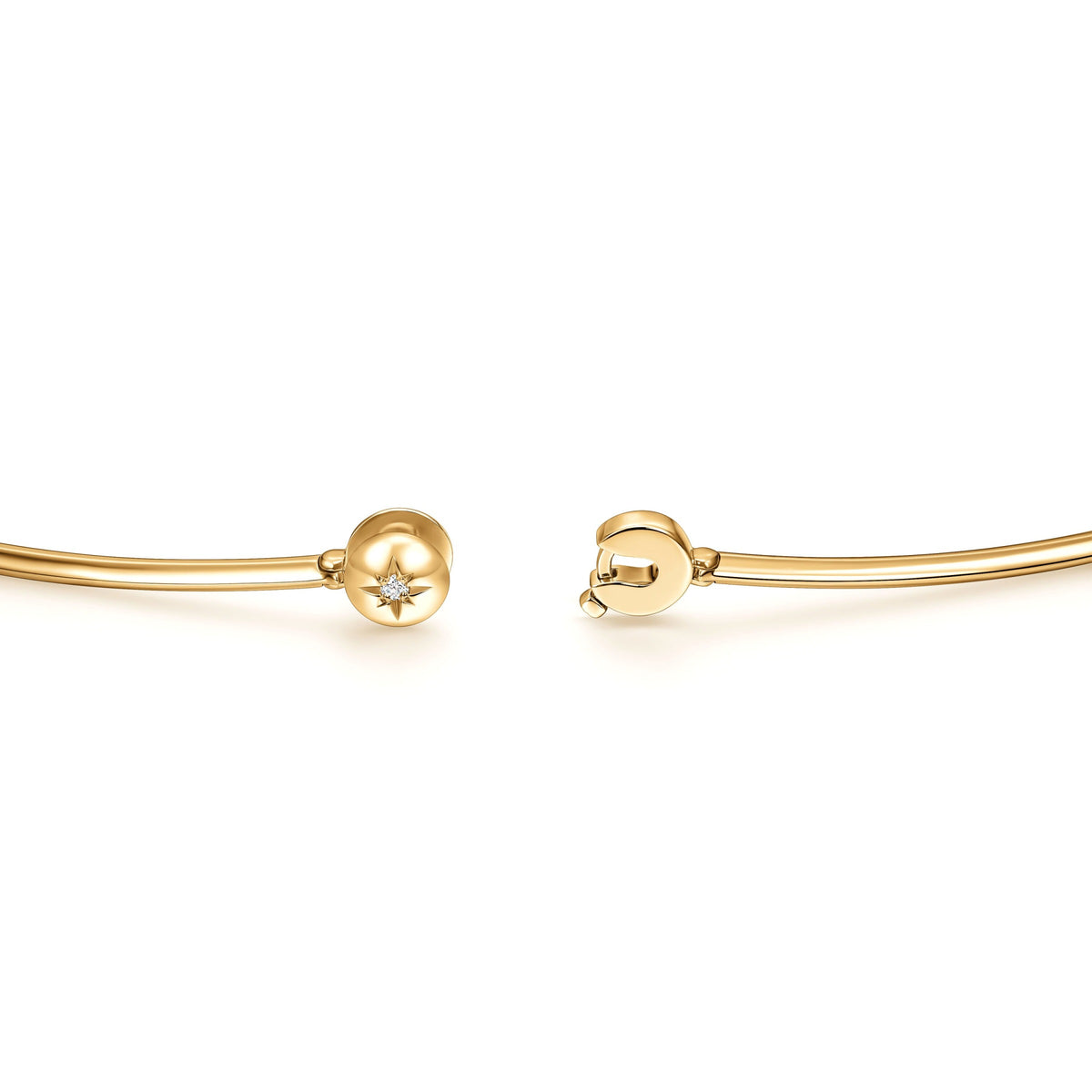 Video Thumbnail: Hearts on Fire Yellow Gold 15 5 Dream Floating Choker Necklace 1 - Hearts on Fire 18k Yellow Gold Dream Floating Choker Necklace 1.40ctw