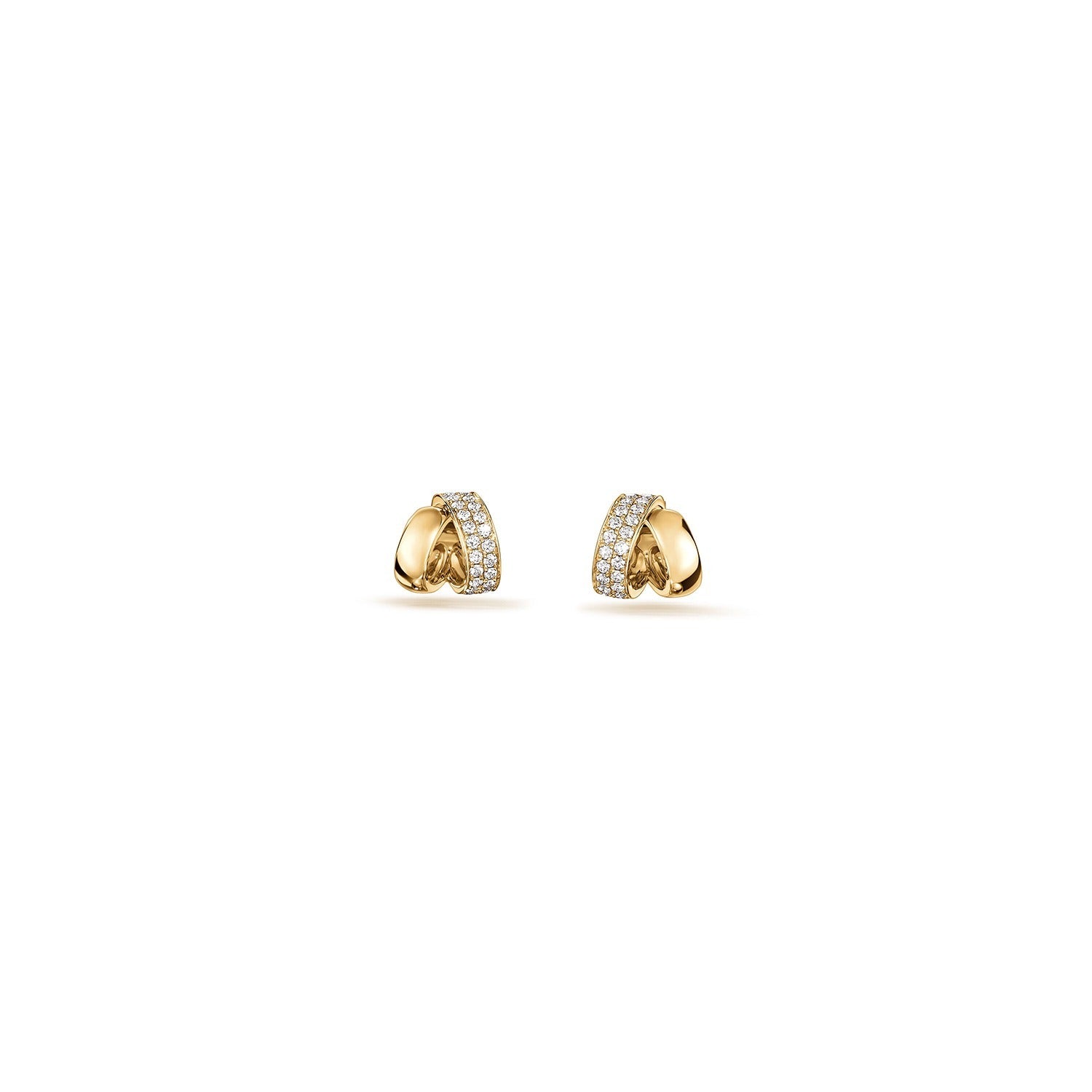 Video Thumbnail: Hearts on Fire Yellow Gold Inside Out Small Diamond Flip Earrings 0 - Hearts on Fire 18k Yellow Gold Inside/out Small Diamond Flip Earrings
