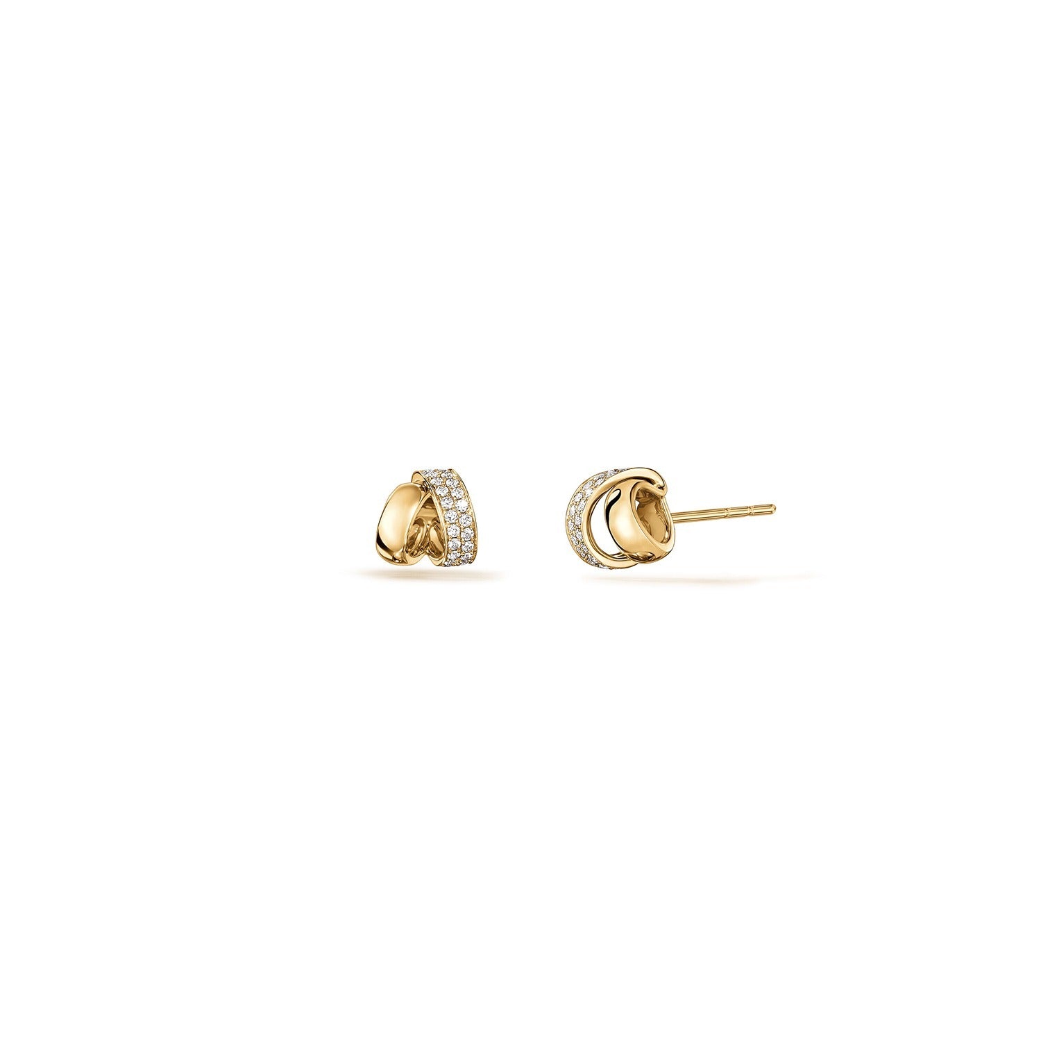 Video Thumbnail: Hearts on Fire Yellow Gold Inside Out Small Diamond Flip Earrings 0 - Hearts on Fire 18k Yellow Gold Inside/out Small Diamond Flip Earrings
