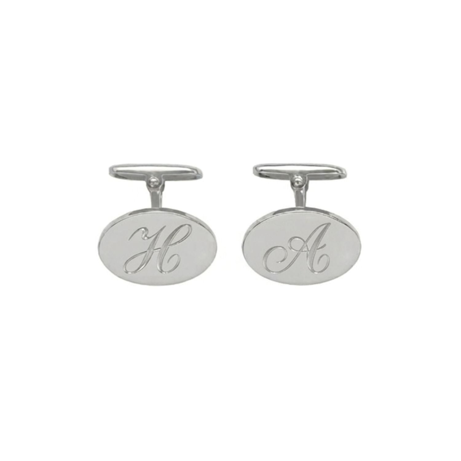 Video Thumbnail: Howard Yellow Gold Engravable Oval Cufflinks - Howard 10k Yellow Gold Engravable Oval Cufflinks
