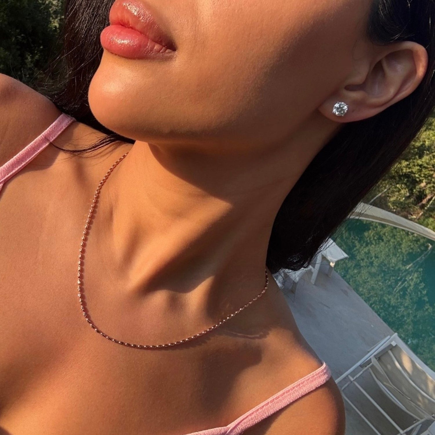 Video Thumbnail: Howard Rose Gold Ovalina Chain Necklace - Howard 14k Rose Gold Ovalina Chain Necklace