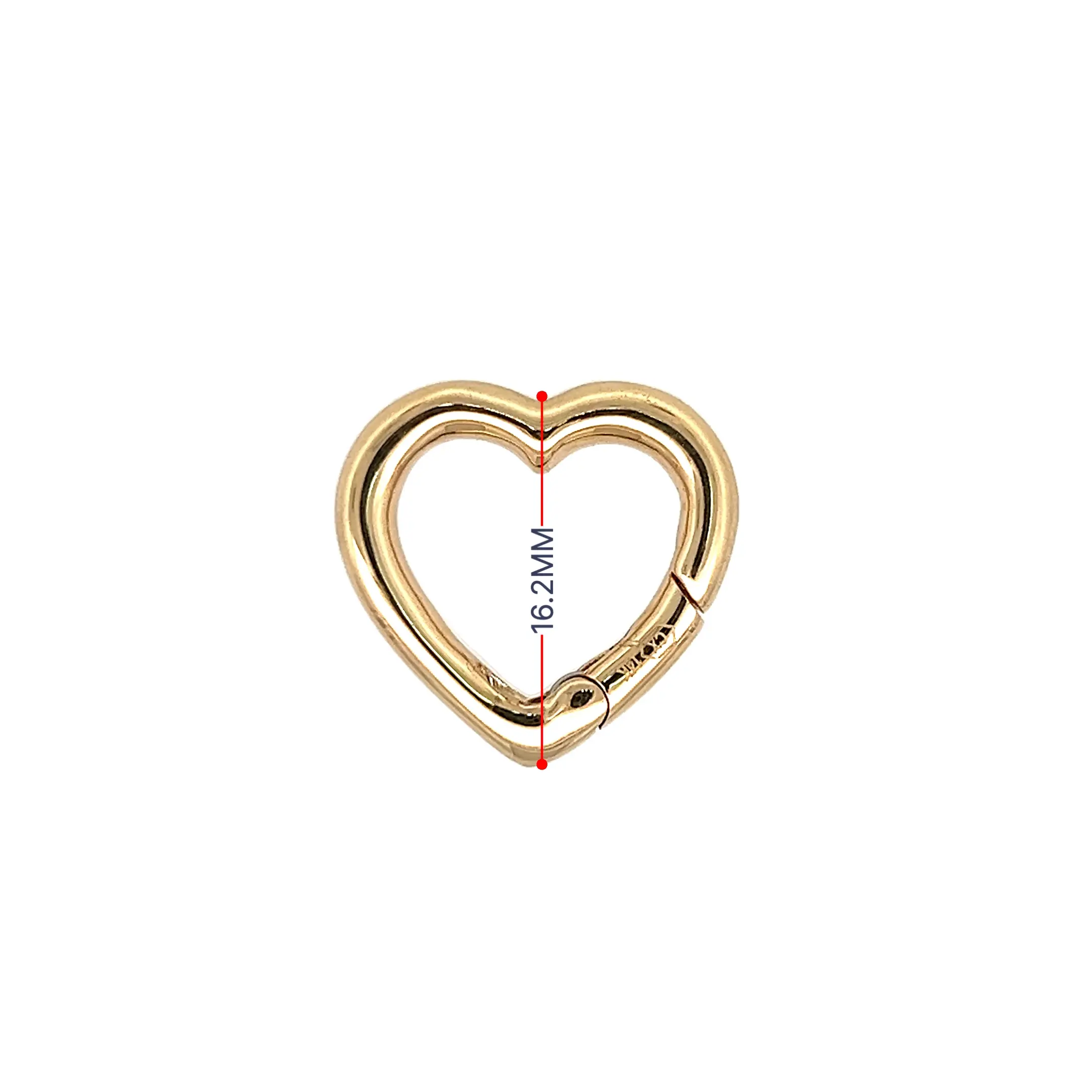 Video Thumbnail: Howard Yellow Gold Heart Clasp - Howard 14k Yellow Gold Heart Clasp