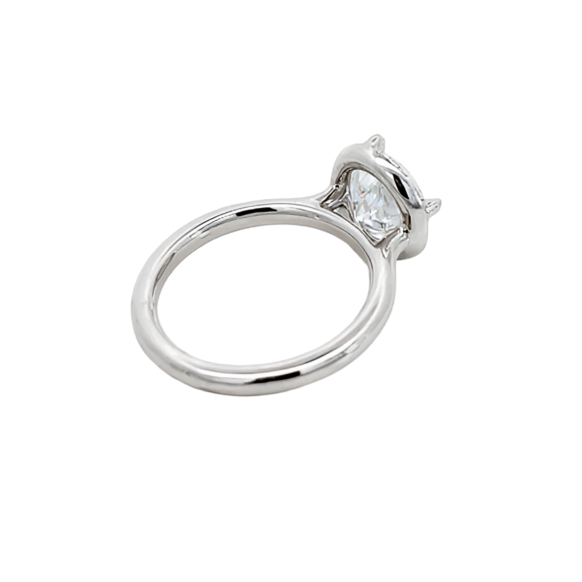 Video Thumbnail: Howard Platinum Angled Solitaire Ring With 2 Pear F - Howard Platinum Angled Solitaire Ring With 2.80ct Pear Vs2 F