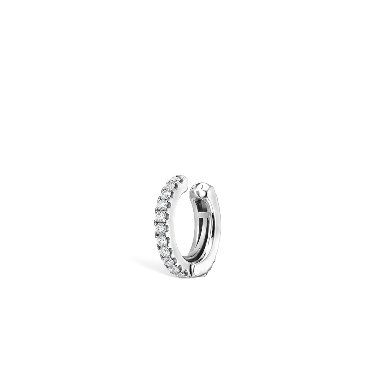 Maria Tash 18K White Gold Diamond Eternity Tash Cuff Earring 6.5mm