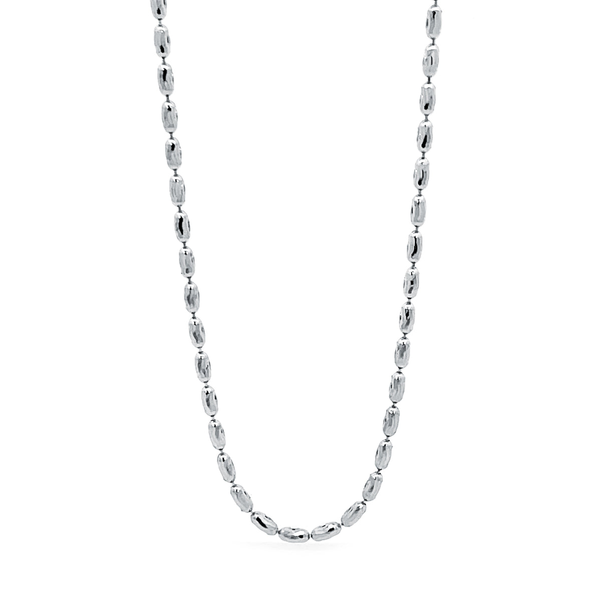 Howard 14K White Gold Ovalina Chain Necklace