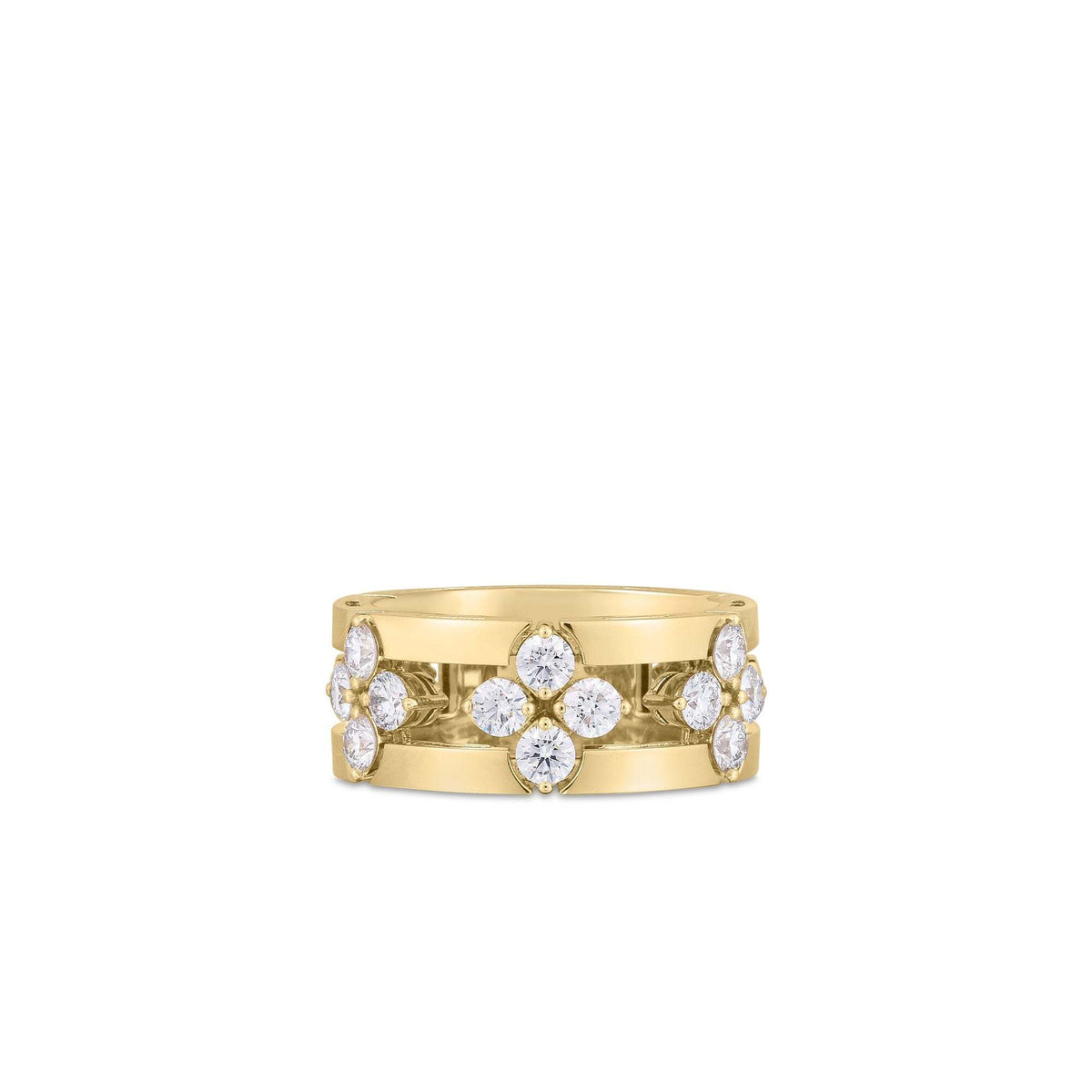 Video Thumbnail: Roberto Coin Love in Verona Diamond Ring - 18k Love in Verona Open Frame Diamond Ring