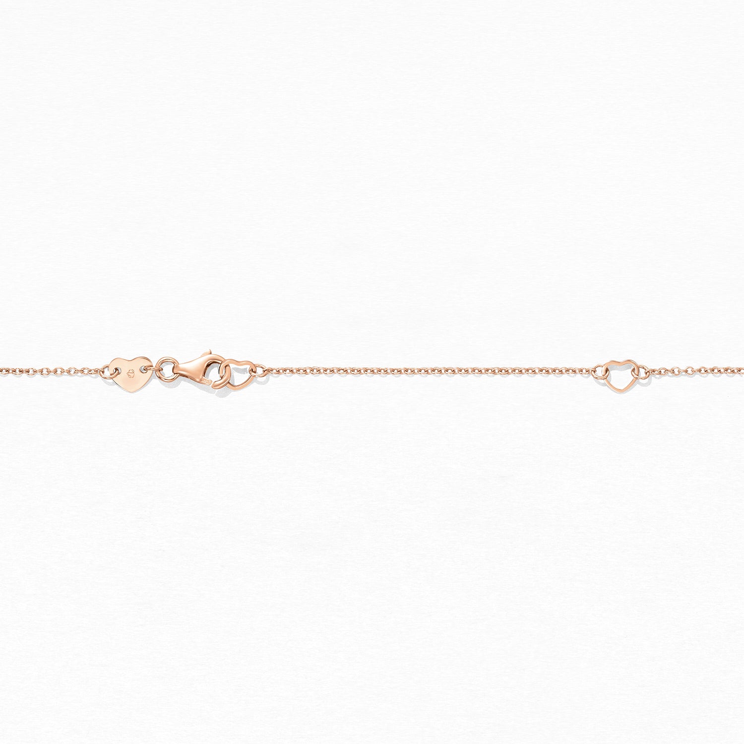 18K Rose Gold Signature Small Heart Pendant