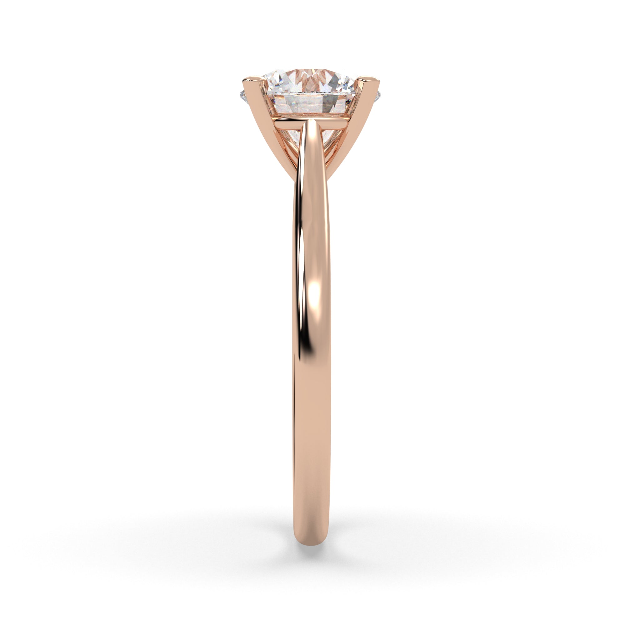 Video Thumbnail: Stellaround - 18k Rose Gold Stella Round Diamond Engagement Ring