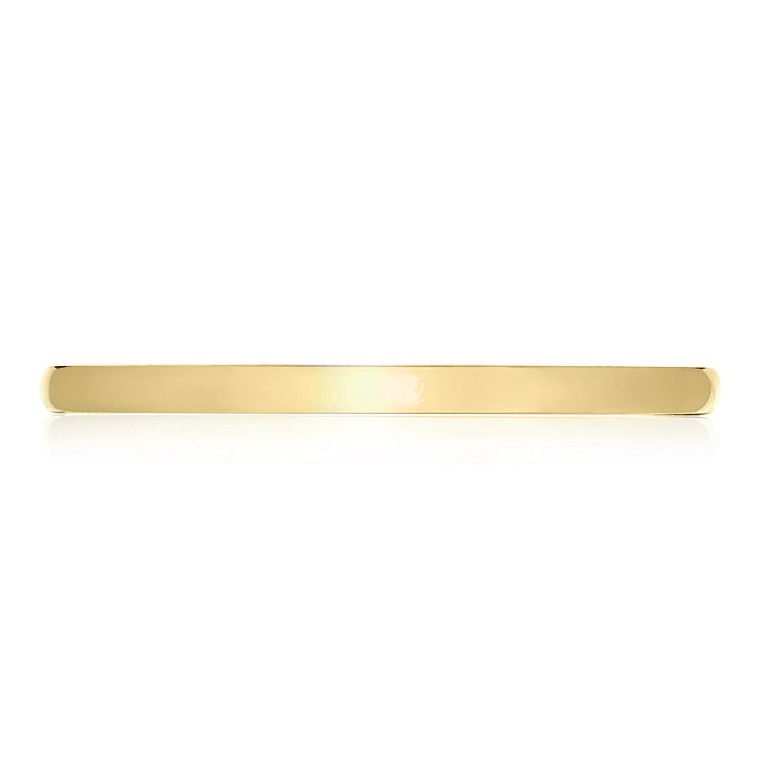 Tacori 18K Yellow Gold Sculpted Crescent Wedding Band 1.5mm