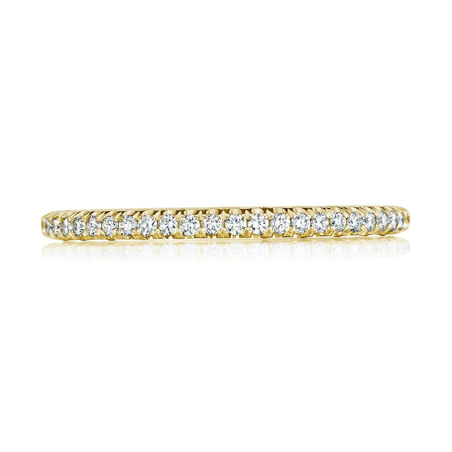 Tacori 18k Yellow Gold Petite Crescent Band 0.37ctw
