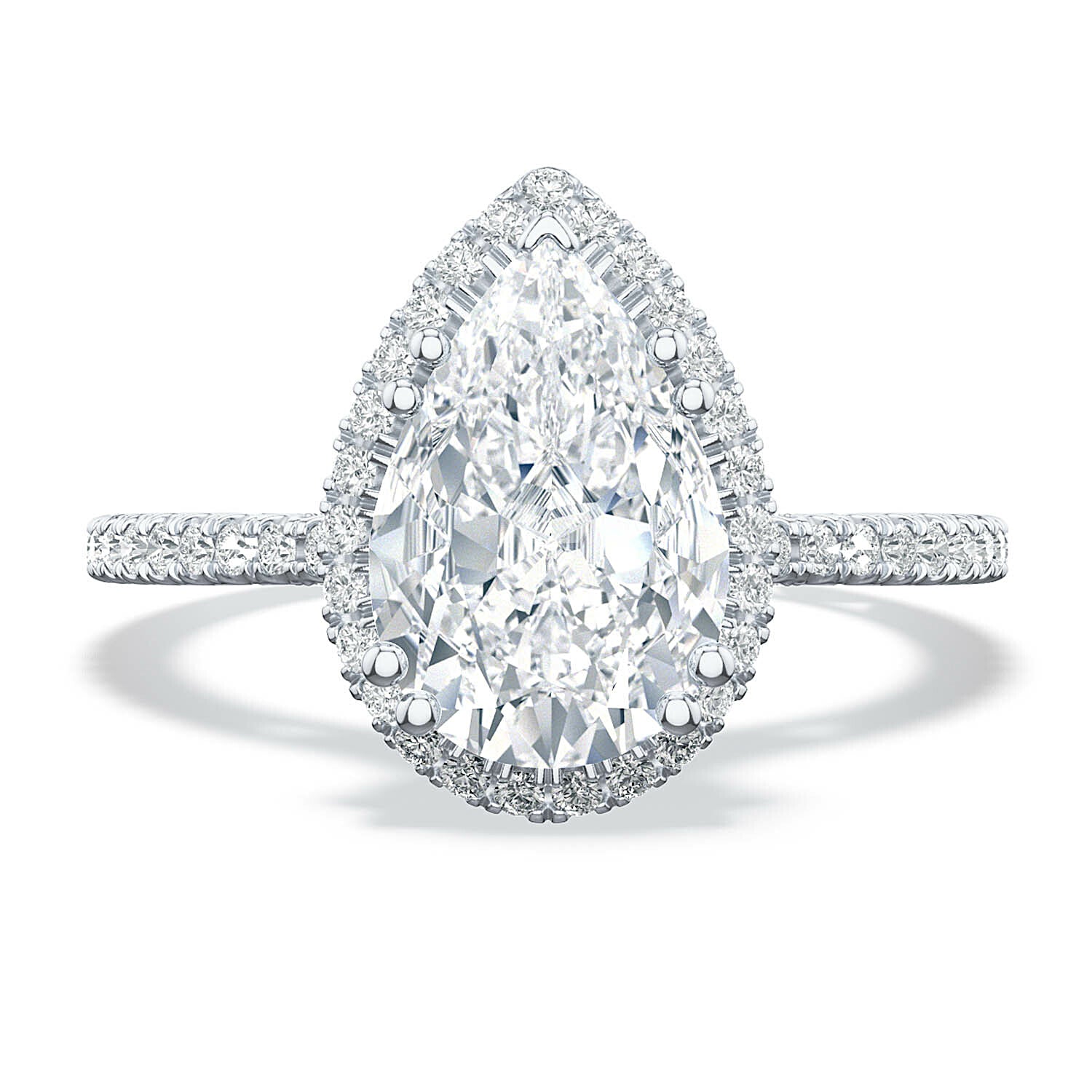 Tacori Platinum Simply Tacori Engagement Ring 0.31ctw