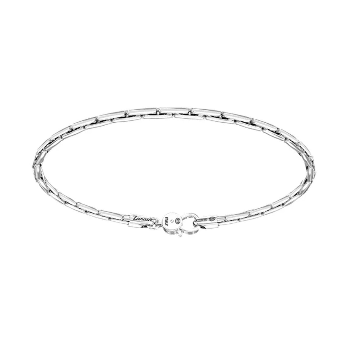Video Thumbnail: Untitled Design 2024 06 - Zancan Sterling Silver Chain Bracelet