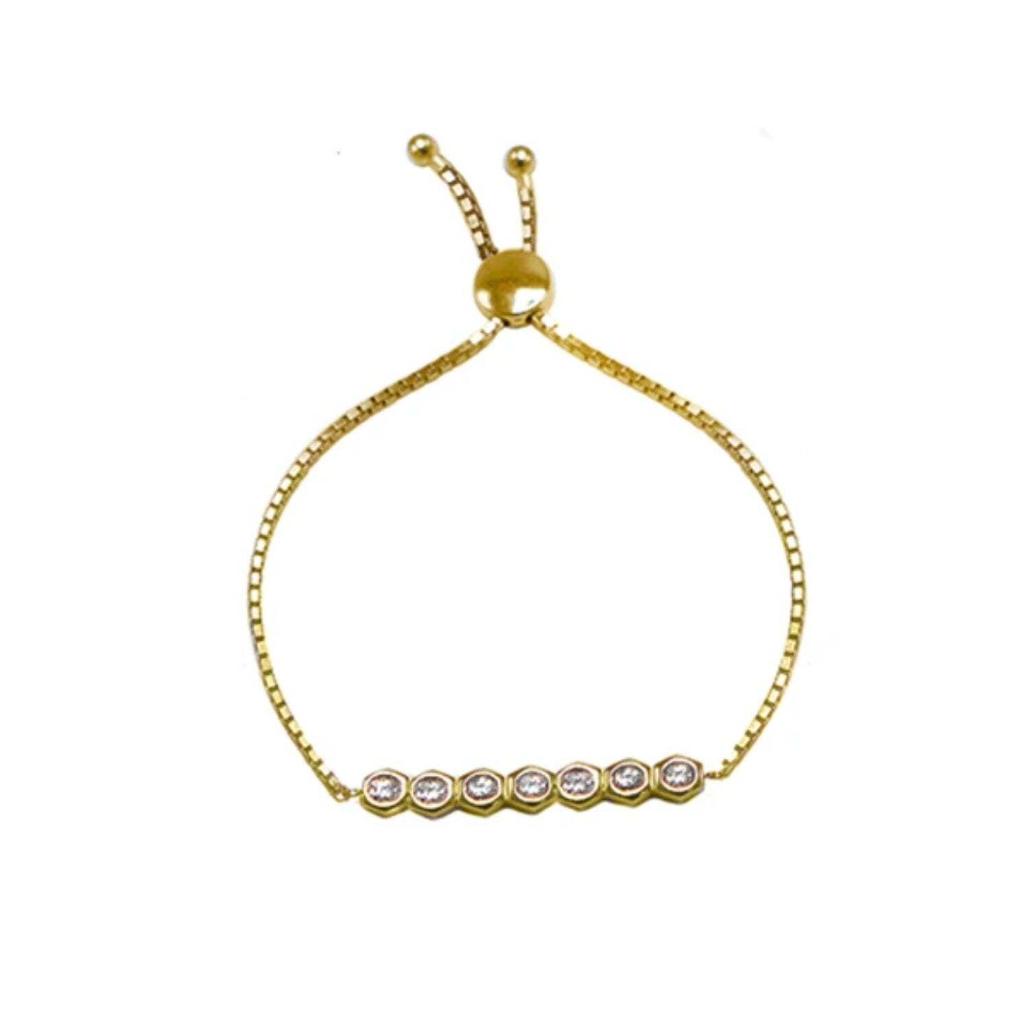 Video Thumbnail: Untitled Design 2024 06 - 14k Gold Diamond Bar Bracelet