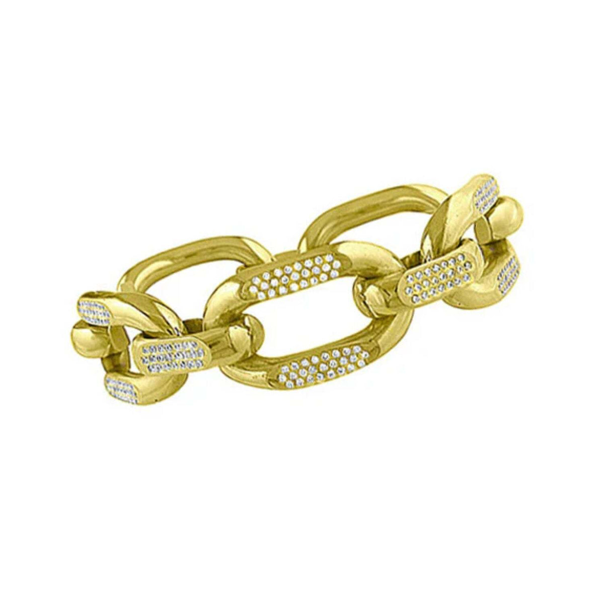 Video Thumbnail: Untitled Design 2024 06 - Pre-owned Gold Diamond Curb Bracelet