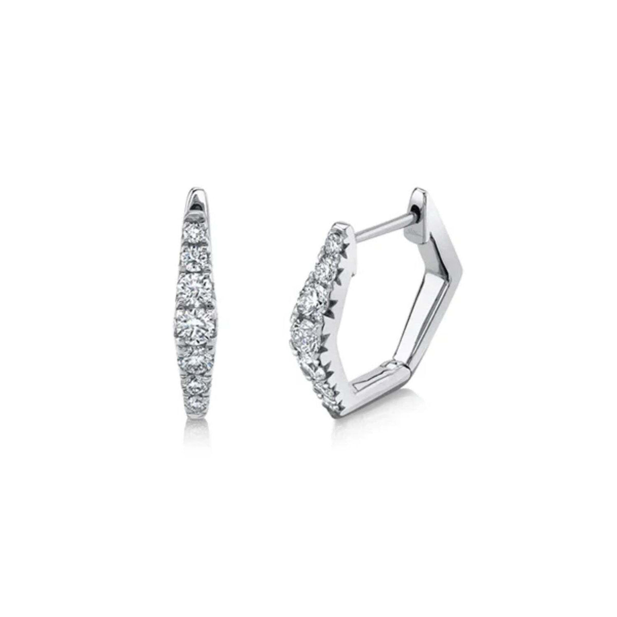 Video Thumbnail: Untitleddesign 2024 05 - Geometric Diamond Huggie Earrings