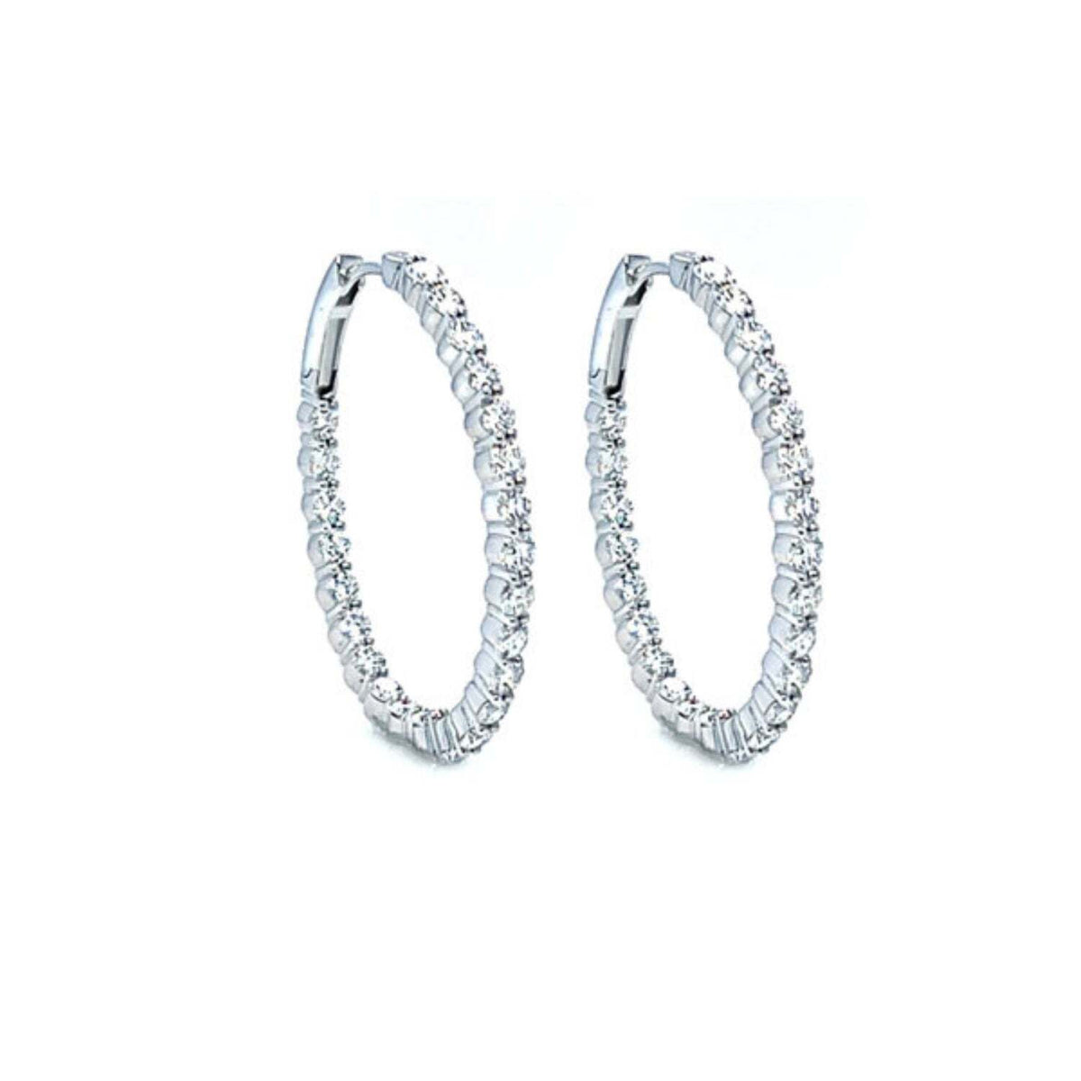 Video Thumbnail: Untitleddesign 2024 05 - Diamond Inside-out Oval Hoop Earrings