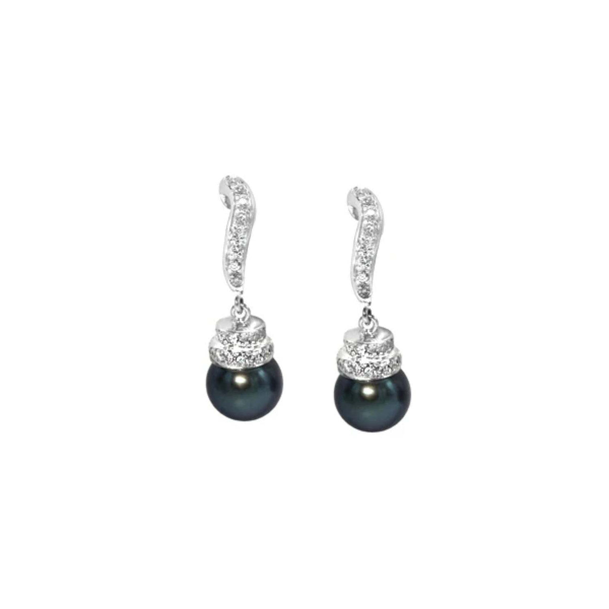 Video Thumbnail: Untitleddesign 2024 05 - Pearl Pave Diamond Drop Earrings