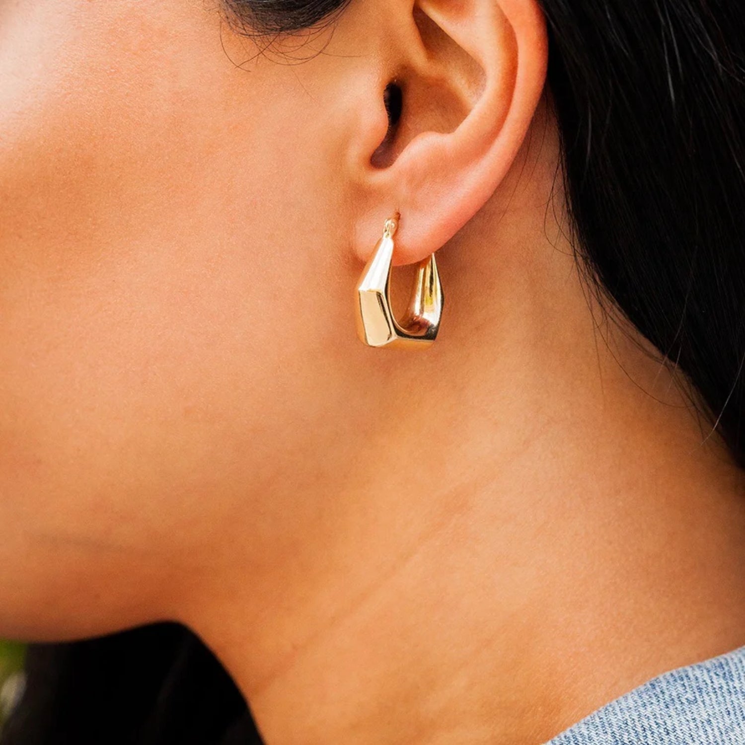 Geometric Hoop Earrings