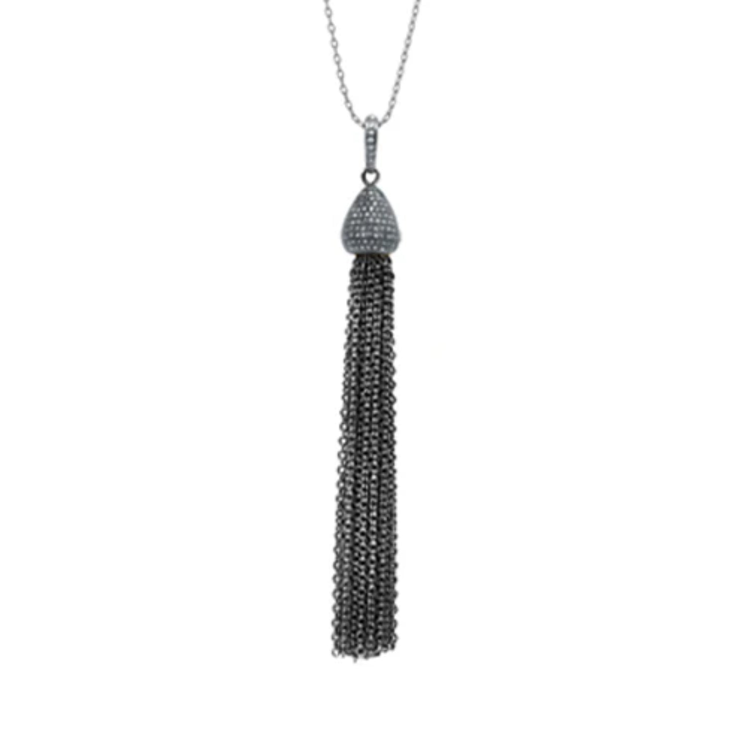 Silver Tassel Pendant