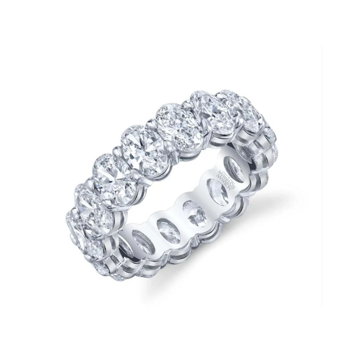 Video Thumbnail: Untitleddesign 2024 06 - Platinum Oval Diamond Eternity Band