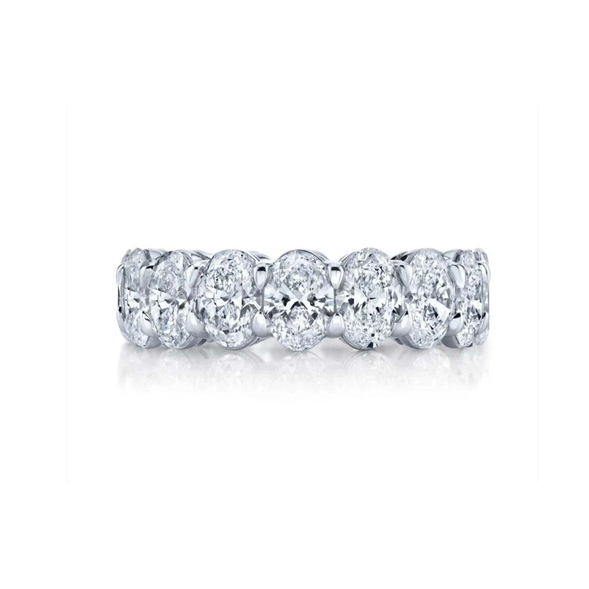 Video Thumbnail: Untitleddesign 2024 06 - Platinum Oval Diamond Eternity Band