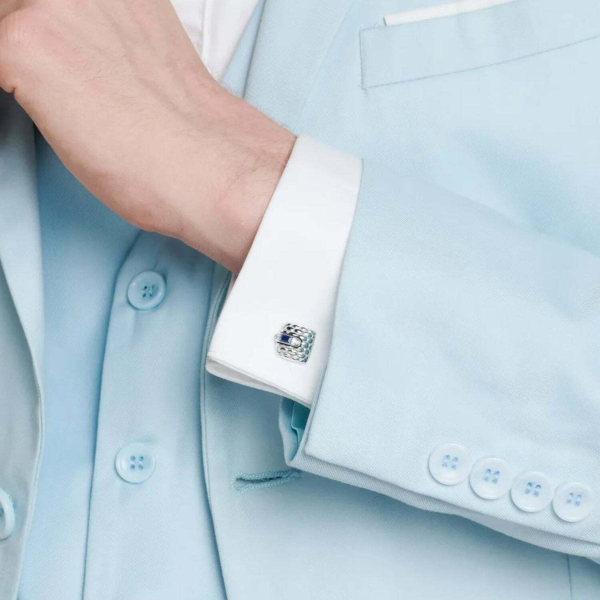 FOPE Vendome Men's Sapphire Cufflinks