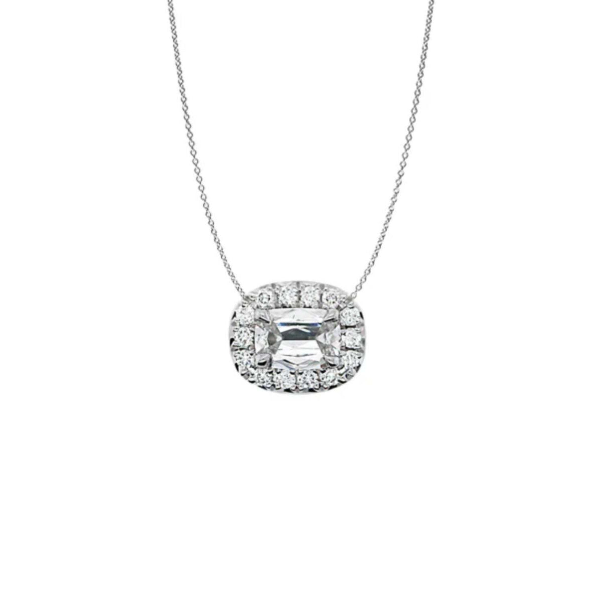 Video Thumbnail: Untitleddesign 2024 06 - Halo Diamond Cushion Pendant