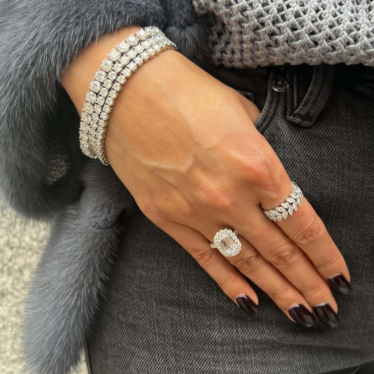 Christopher Designs L'Amour Halo Diamond Engagement Ring